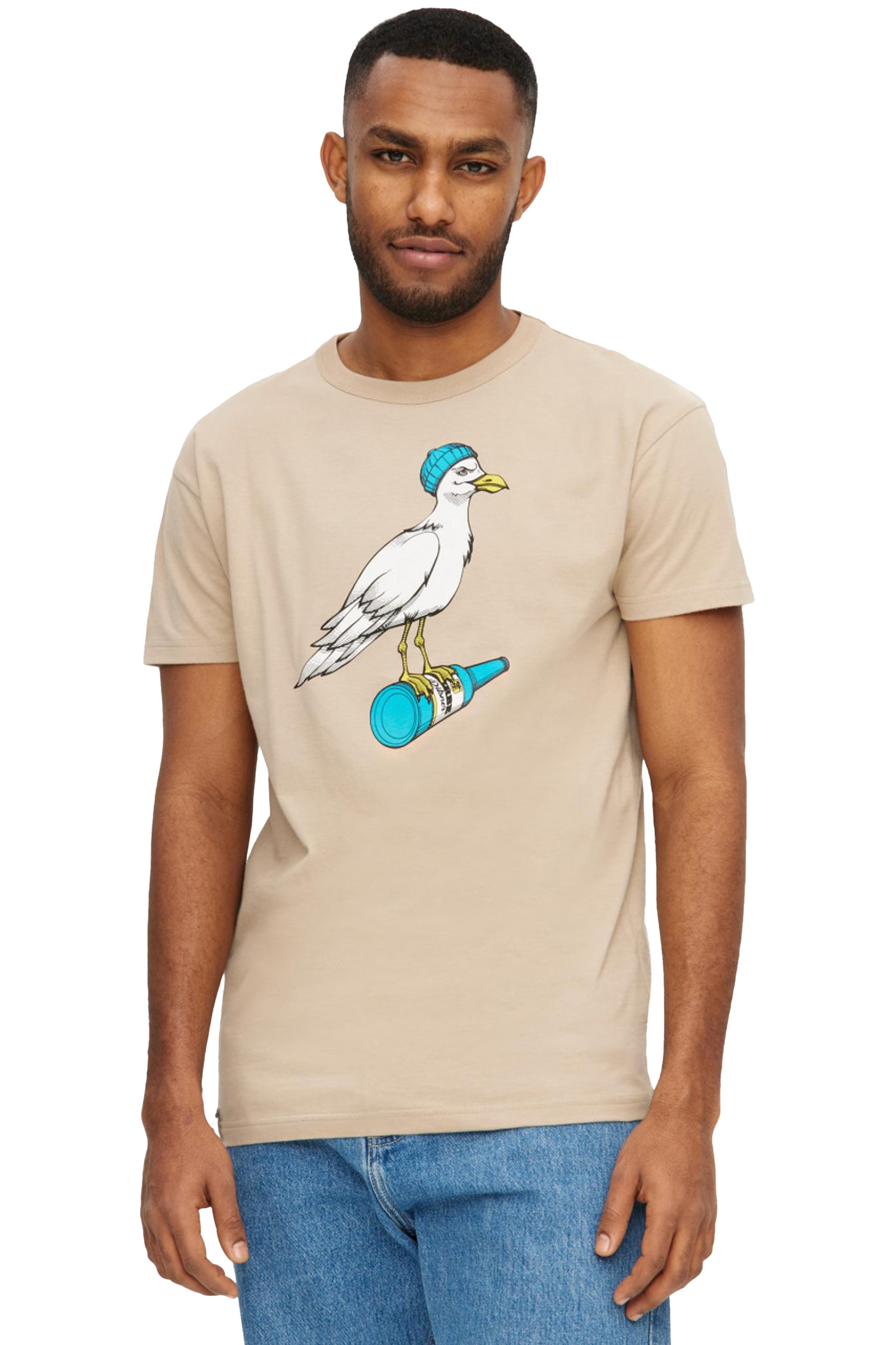 HERREN T-SHIRT STURMMÖWE (M-04-TS-0872-0197) HERREN T-SHIRT STURMMÖWE (M-04-TS-0872-0197)