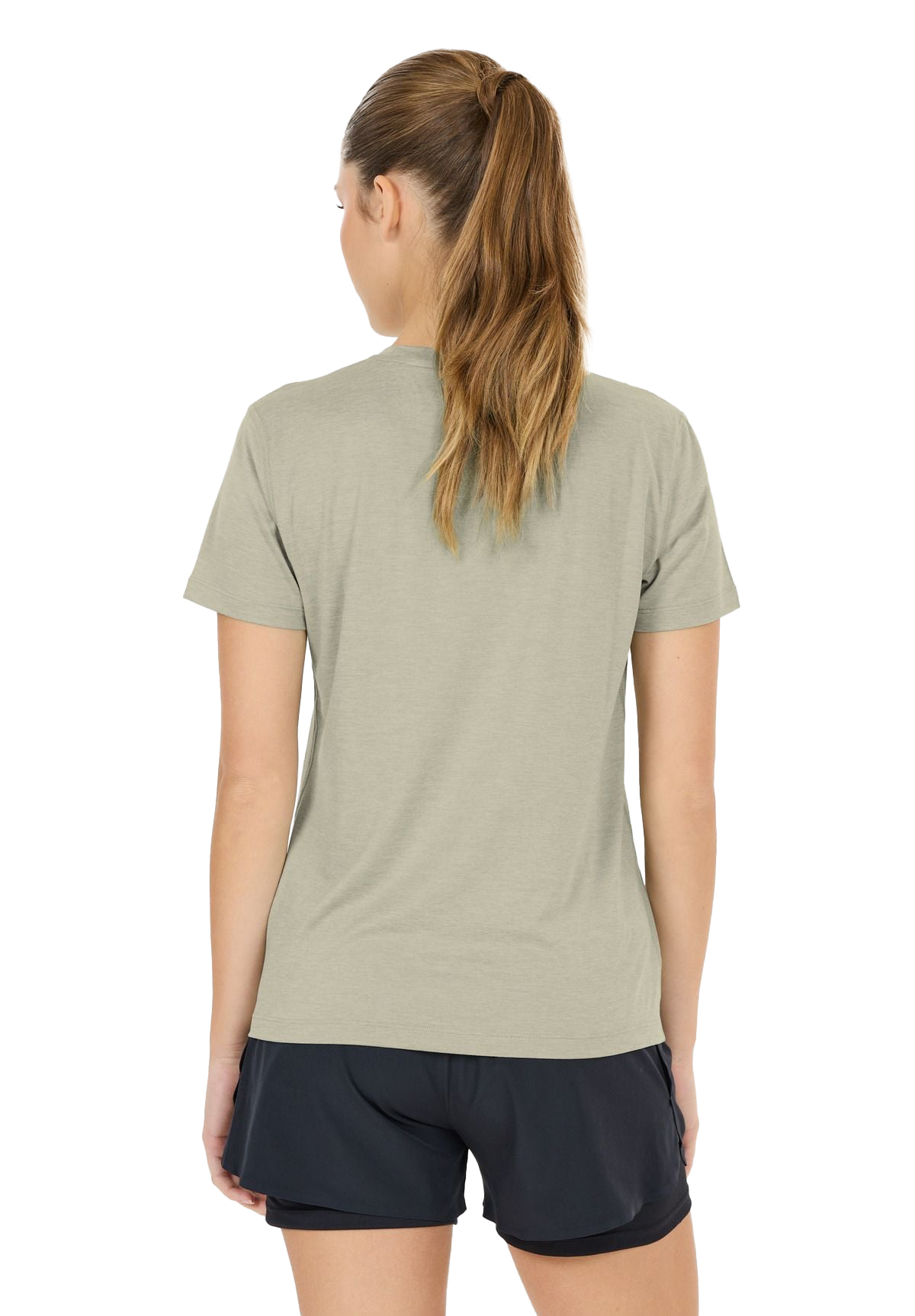 DAMSKI T-SHIRT ALVALY W MELANŻU S/S TEE (E243392-3110) DAMSKI T-SHIRT ALVALY W MELANŻU S/S TEE (E243392-3110)