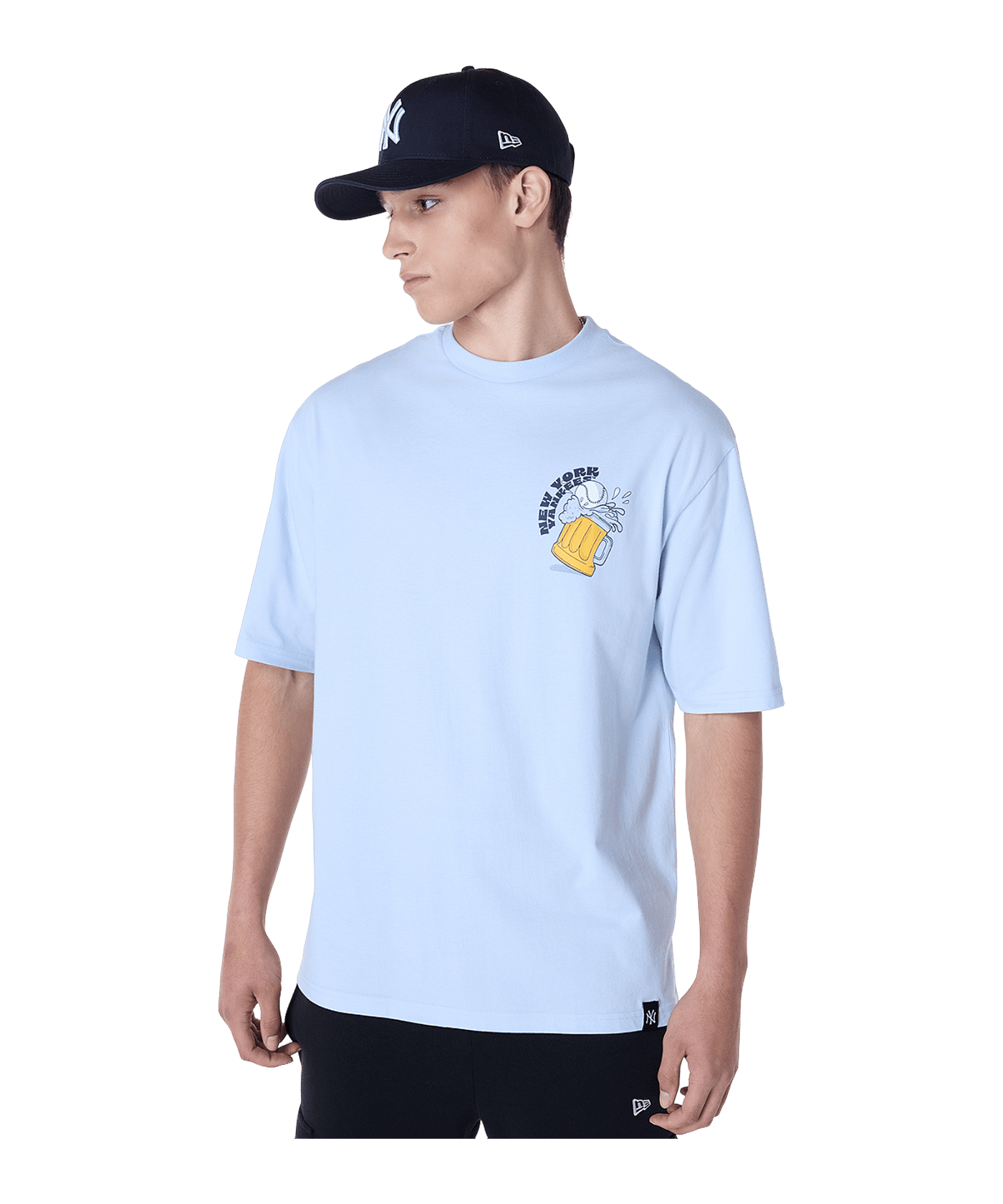 HERREN T-SHIRT MLB FOOD GRPHC OS TEE NEYYAN PAB (60596211)