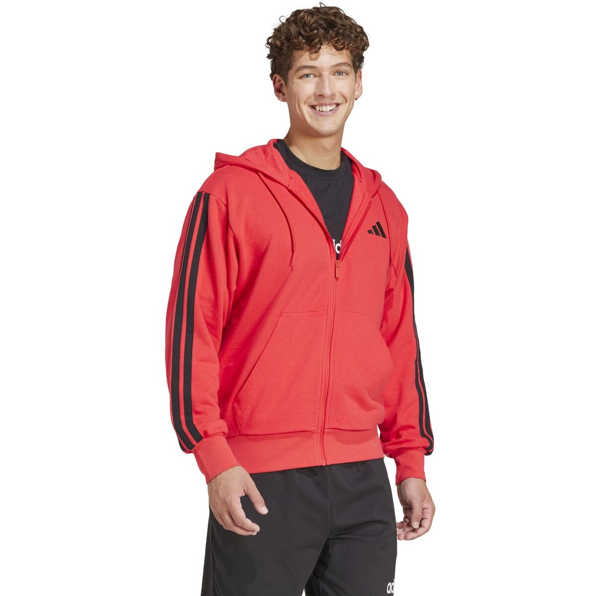 HERREN ZIP-HOODIE M 3S FT FZ HD (JD1876) HERREN ZIP-HOODIE M 3S FT FZ HD (JD1876)