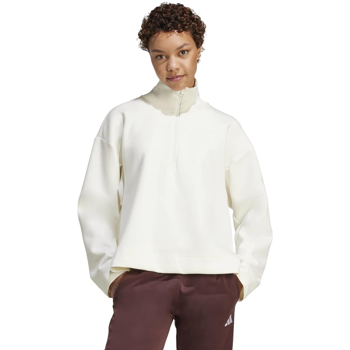 SWEAT ZIPPÉ FEMME W ALL SZN SL QZ (JV9907) SWEAT ZIPPÉ FEMME W ALL SZN SL QZ (JV9907)