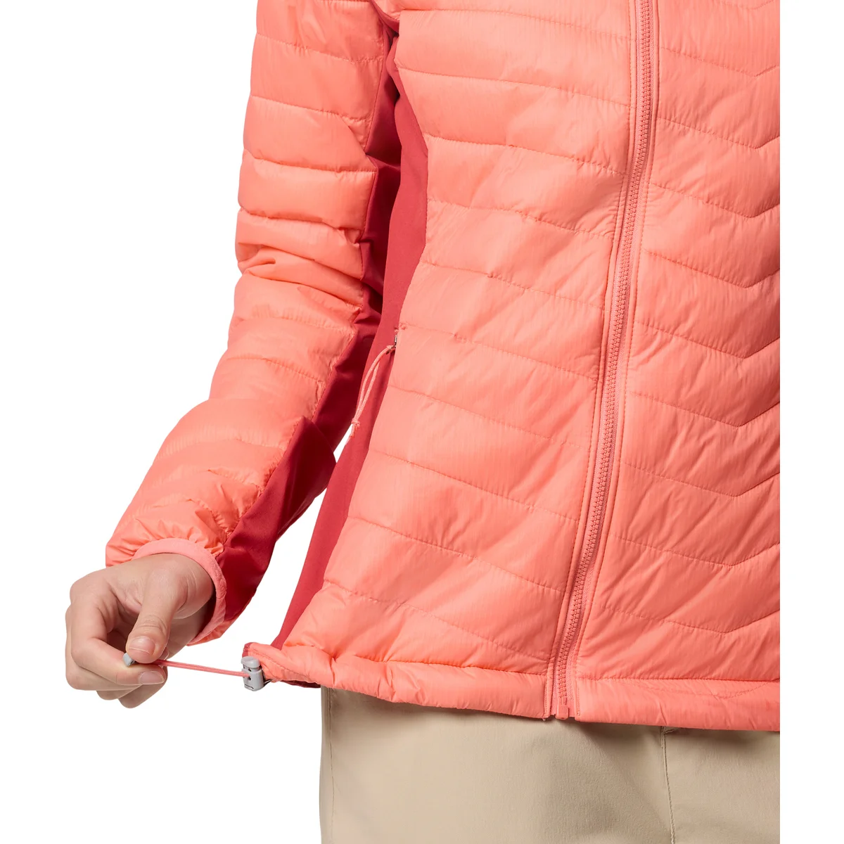 DAMEN STEPPJACKE POWDER PASS II HYBRID HOODED J (2126122-685) DAMEN STEPPJACKE POWDER PASS II HYBRID HOODED J (2126122-685)