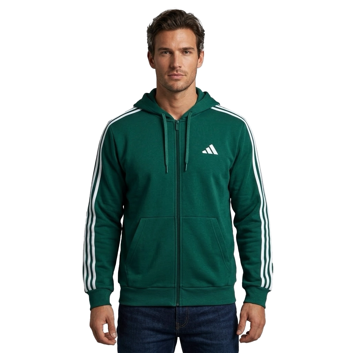 HERREN HOODIE M 3S FL FZ HD (KZ1412)