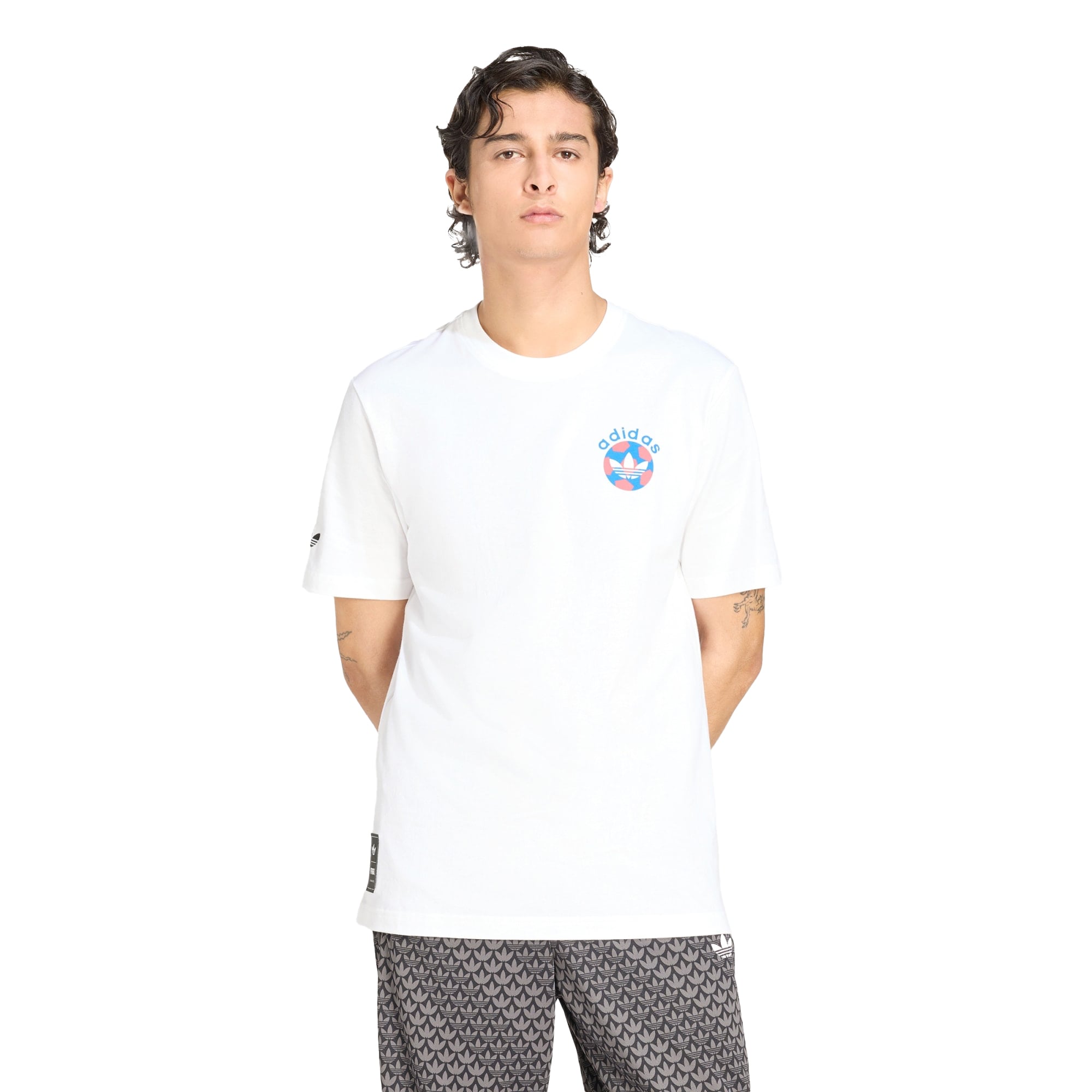 HERREN T-SHIRT FTBLGFFX SS TEE (KD1424)