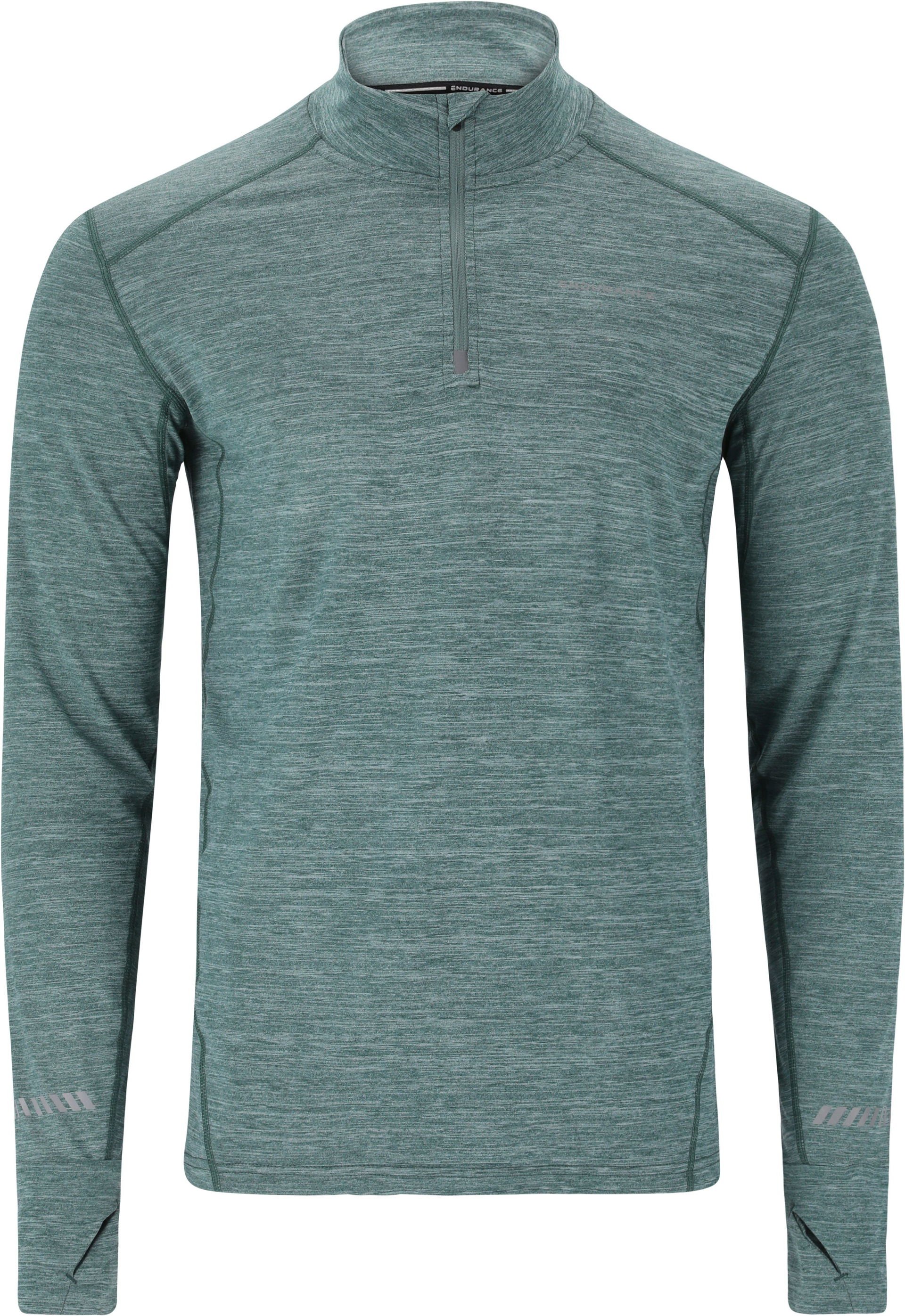 HERREN LANGARMSHIRT TUNE M MELANGE MIDLAYER (E183447-3164)
