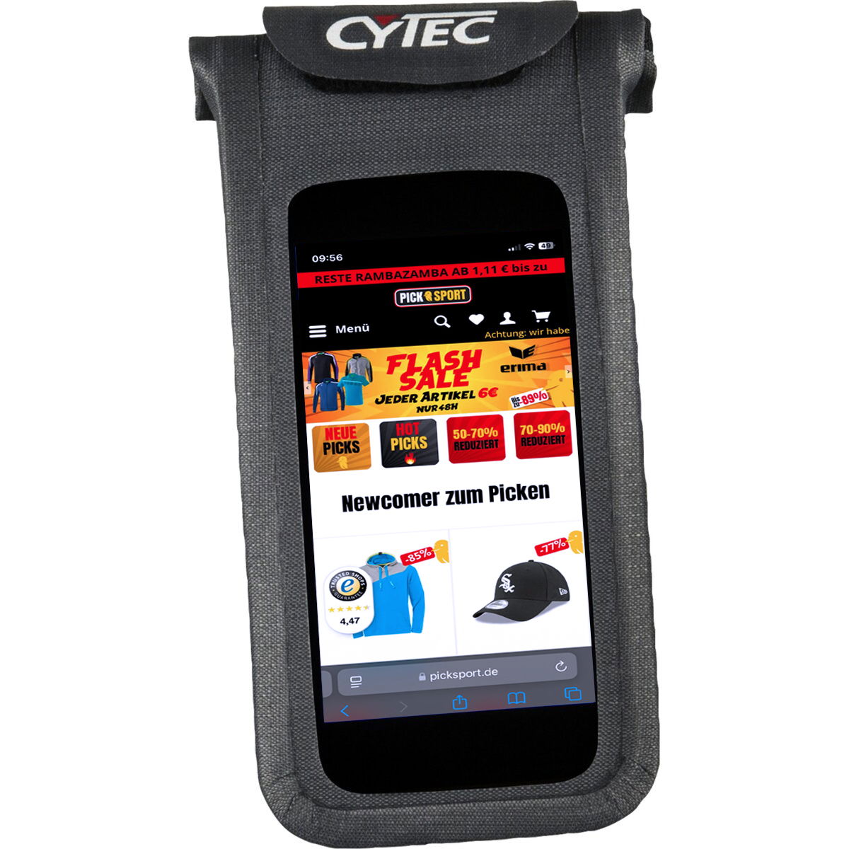 SMARTPHONETASCHE FAHRRAD-TASCHE SMARTPHONE BAG WASSERDICHT (4035777-035)