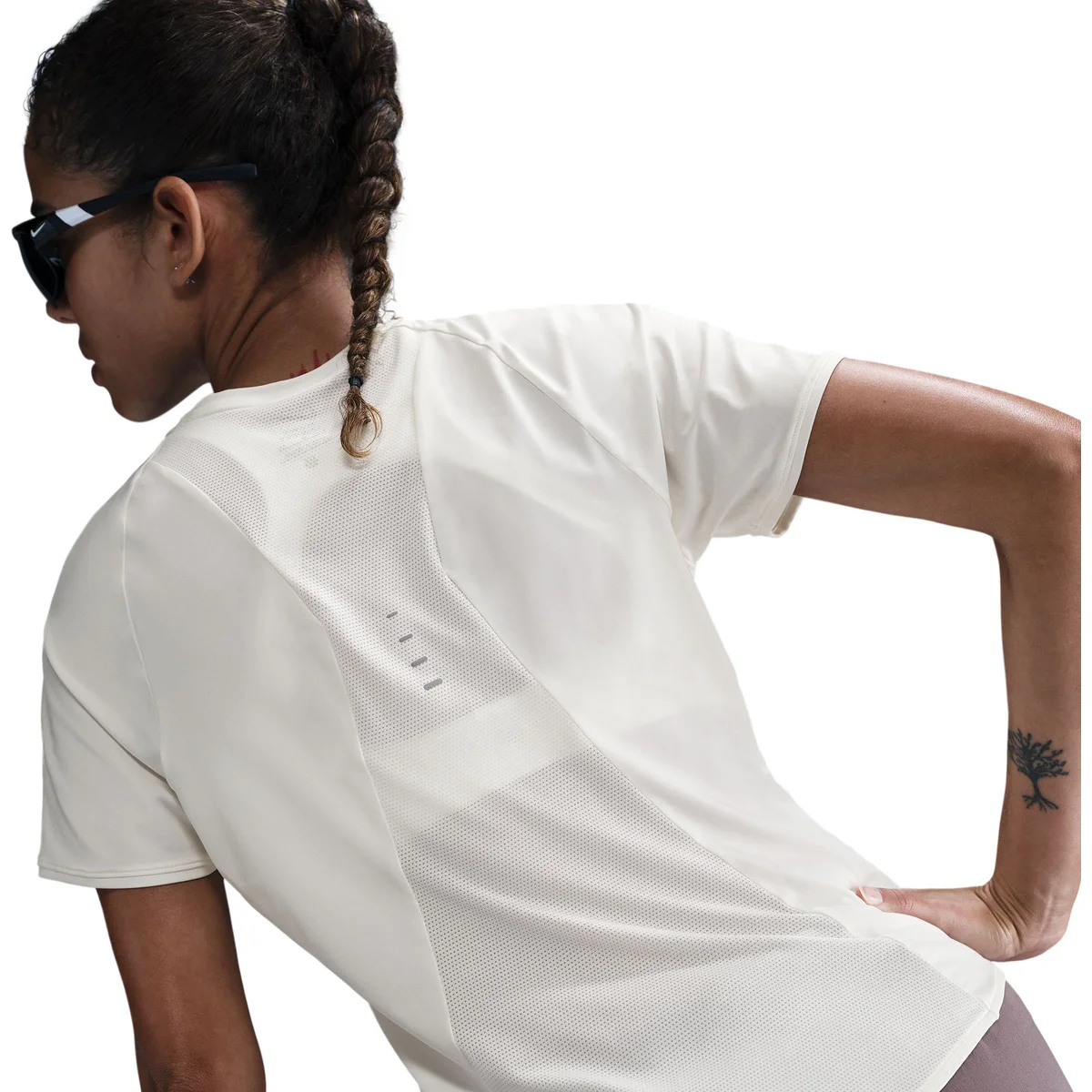 DAMSKI T-SHIRT W NK SWIFT DF SS TOP (HM9698-133) DAMSKI T-SHIRT W NK SWIFT DF SS TOP (HM9698-133)