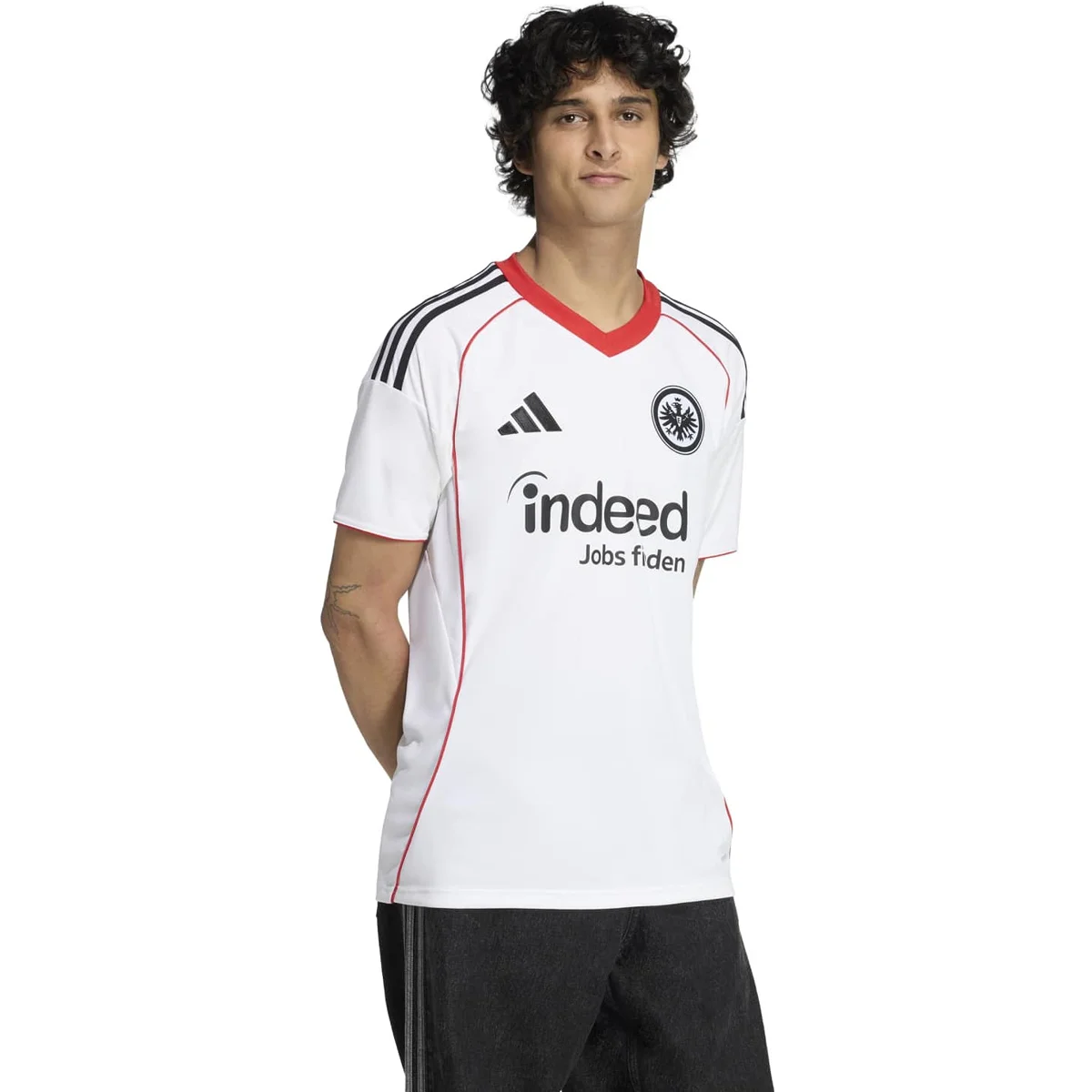HERREN EINTRACHT FRANKFURT TRIKOT SGE A JSY WHS (KK6437) HERREN EINTRACHT FRANKFURT TRIKOT SGE A JSY WHS (KK6437)