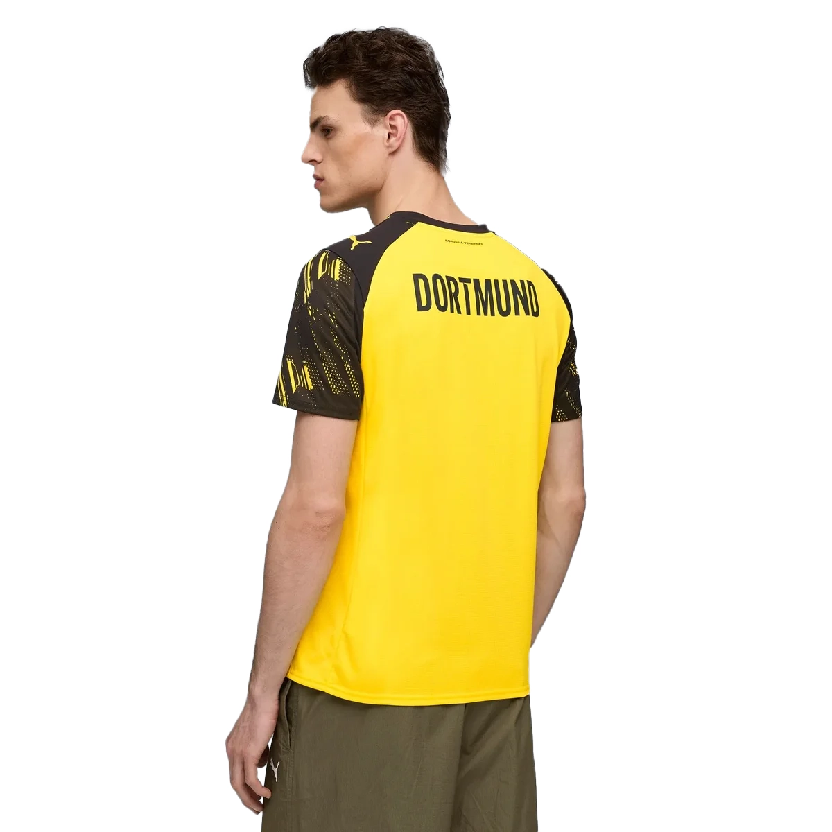 MĘSKA KOSZULKA KIBICA BVB – DOMOWA REPLIKA Z LITERĄ S (946437-01) MĘSKA KOSZULKA KIBICA BVB – DOMOWA REPLIKA Z LITERĄ S (946437-01)