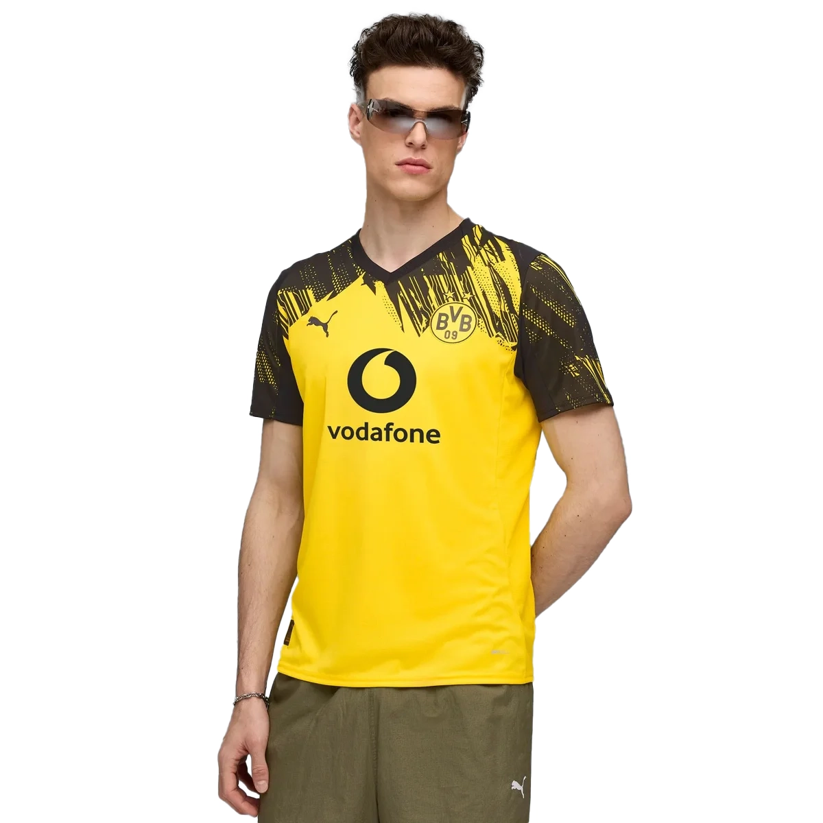 MĘSKA KOSZULKA KIBICA BVB – DOMOWA REPLIKA Z LITERĄ S (946437-01) MĘSKA KOSZULKA KIBICA BVB – DOMOWA REPLIKA Z LITERĄ S (946437-01)