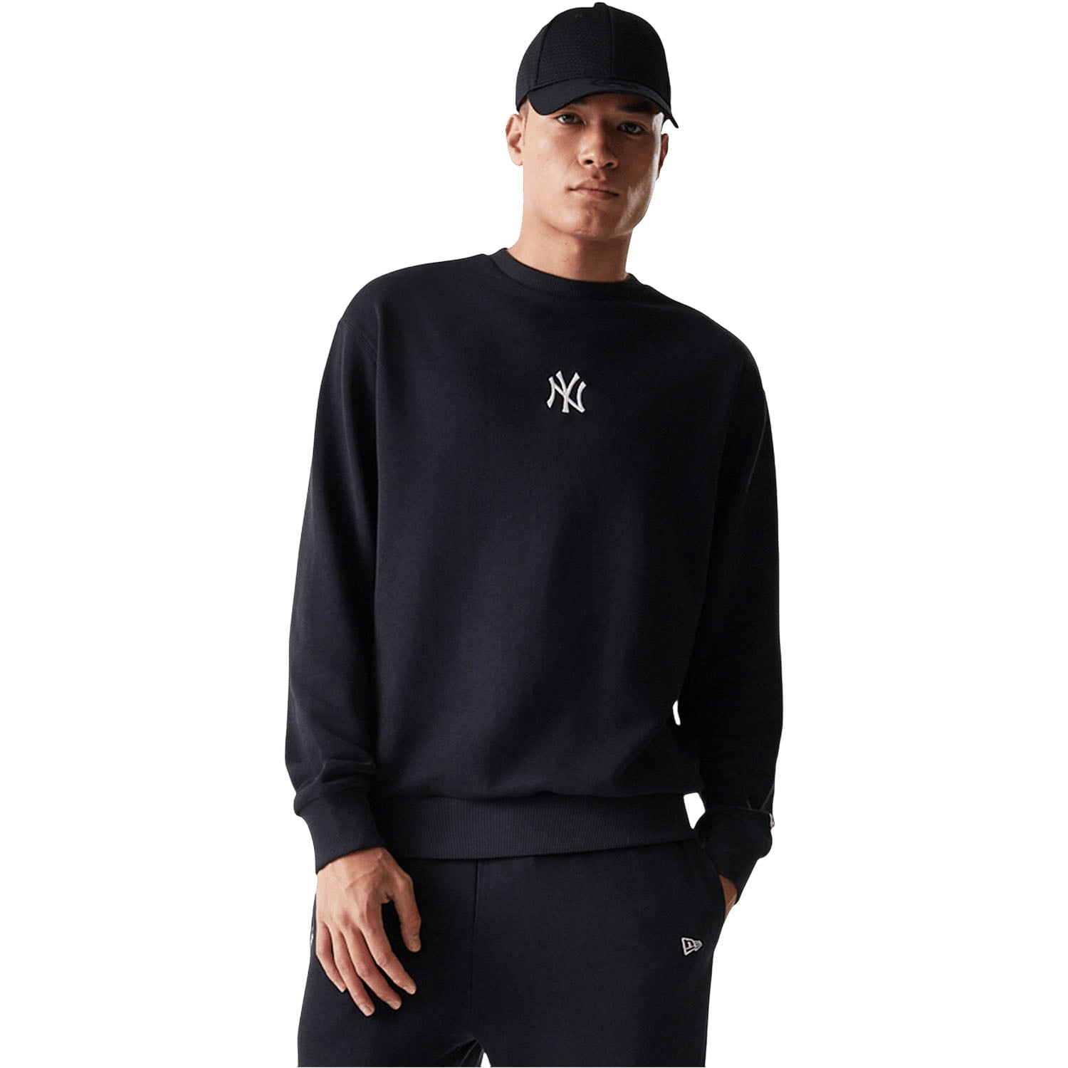 HERREN SWEATSHIRT NOS MLB LE MIDI CREW FT NEYYAN BLK (60675756)