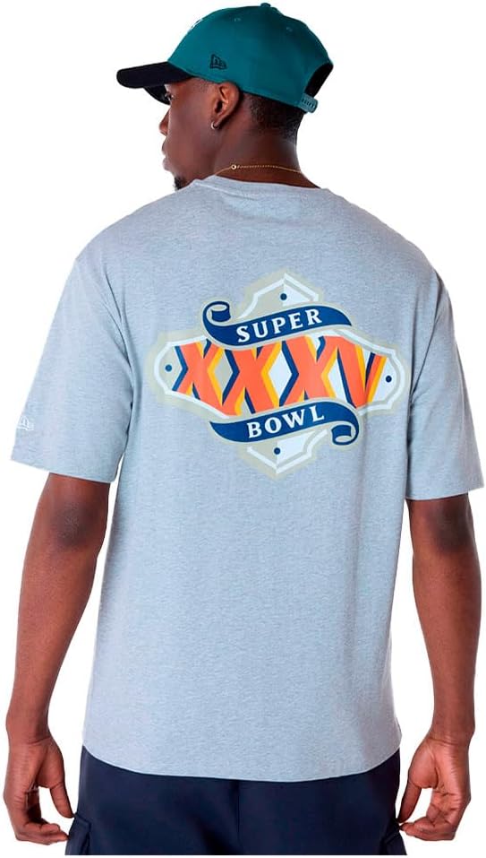 HERREN T-SHIRT SUPERBOWL GRPHC OS TEE BALRAV HGR (60596403)