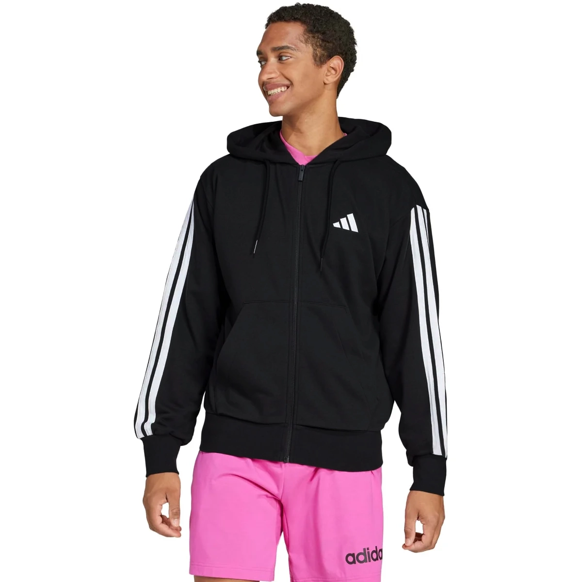 HERREN ZIP-HOODIE M 3S FT FZ HD (JD1877)