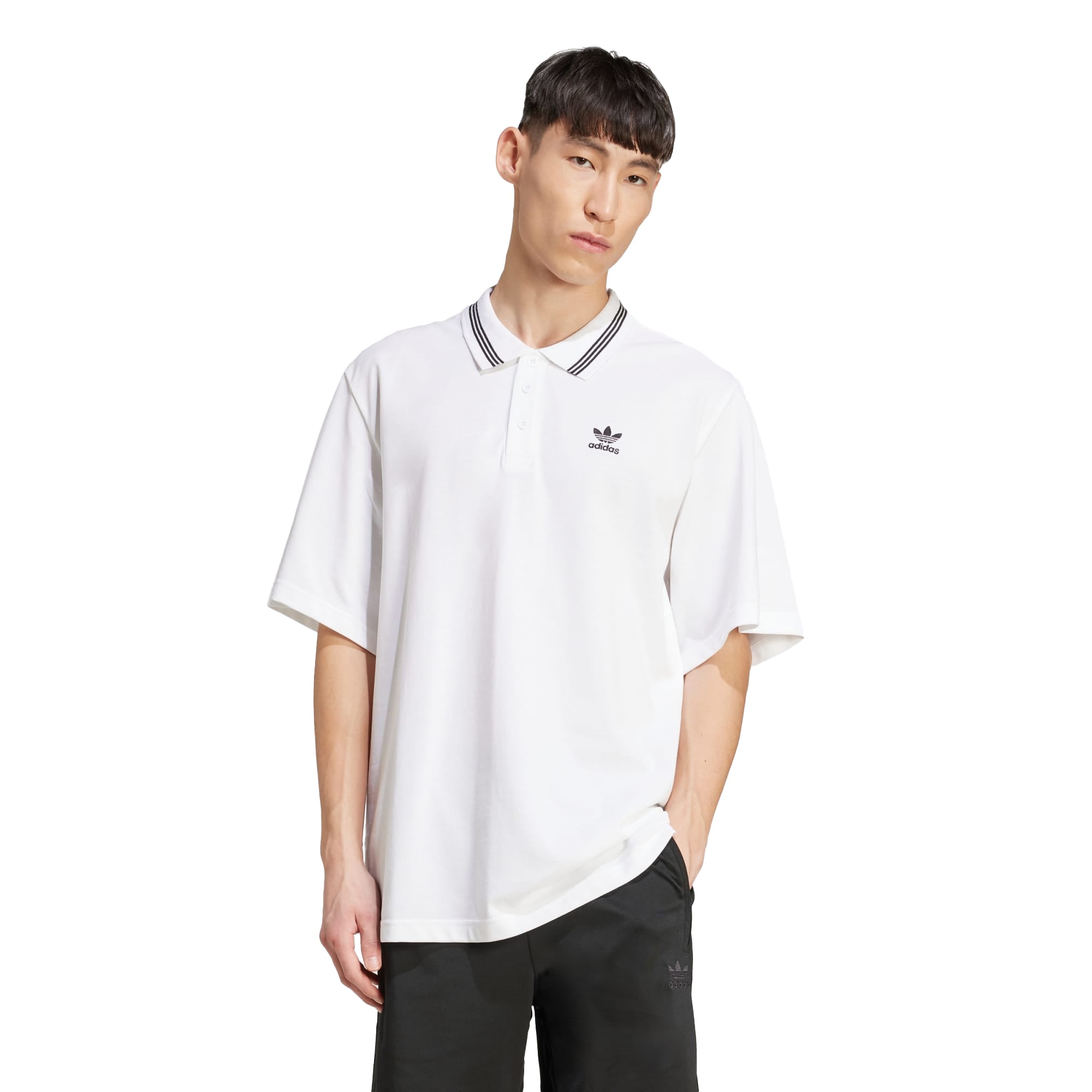 HERREN POLOSHIRT LOOSE POLO (JW5898)