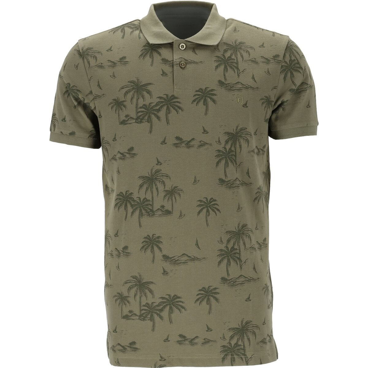 HERREN POLOSHIRT FIR HENRY M PRINTED PIKE (4102067-100)