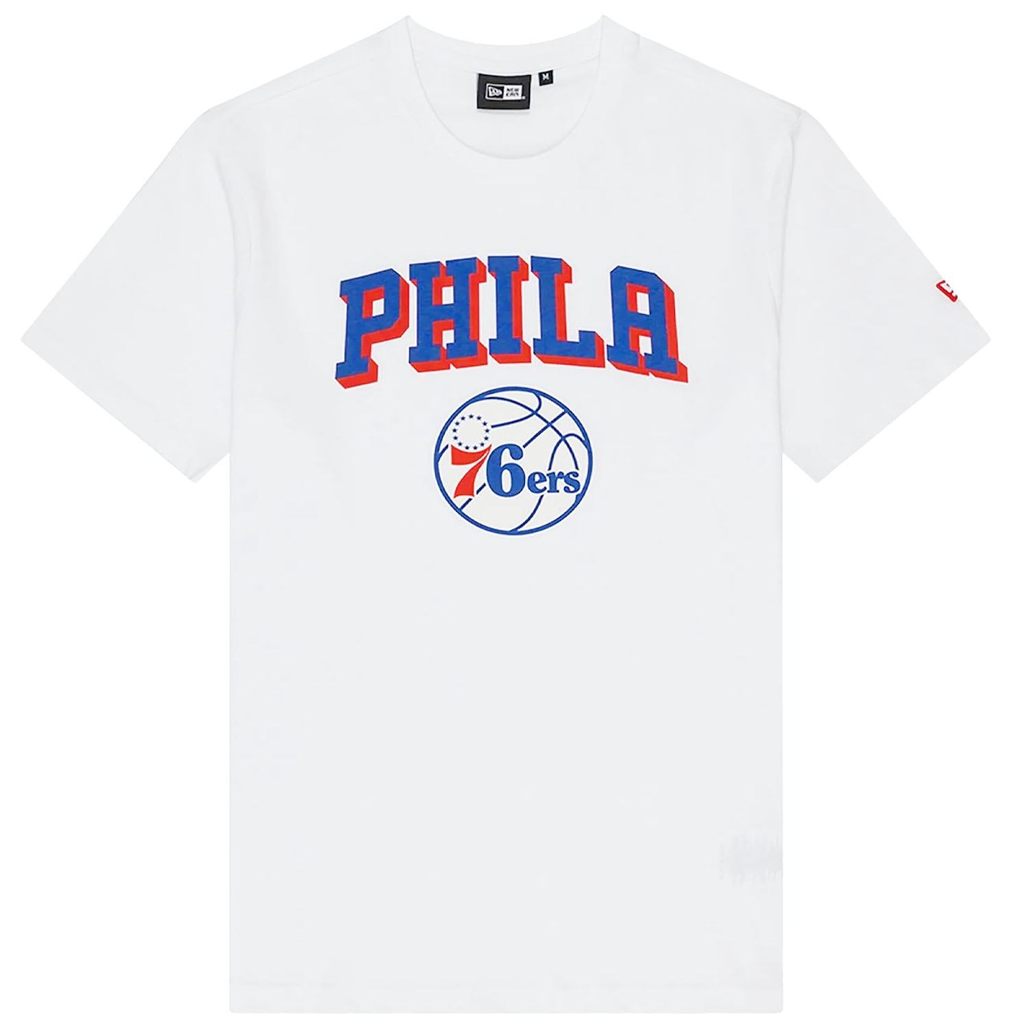 MĘSKI T-SHIRT NOS NBA REGULAR TEE PHI76E BIAŁY (60505474)