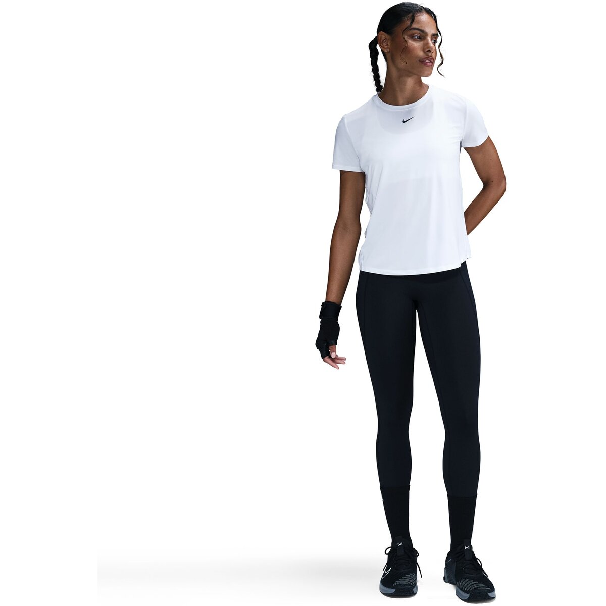 DAMSKI T-SHIRT W NK ONE CLASSIC DF SS TOP WT (IB9408-100) DAMSKI T-SHIRT W NK ONE CLASSIC DF SS TOP WT (IB9408-100)