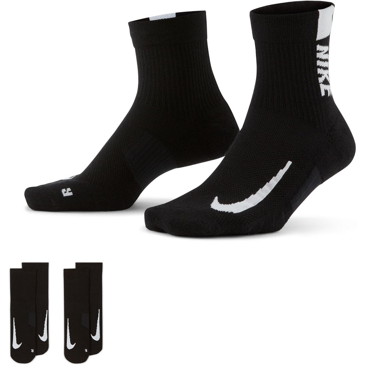 UNISEX SOCKEN U NK MLTPLIER ANKLE 2PR - 144 (SX7556-010)