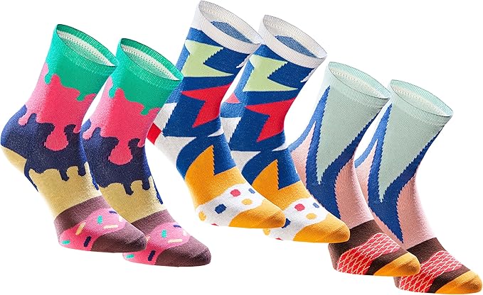 UNSEX SOCKEN DONUTS SOCKS 3-PACK (CSX3DON) UNSEX SOCKEN DONUTS SOCKS 3-PACK (CSX3DON)