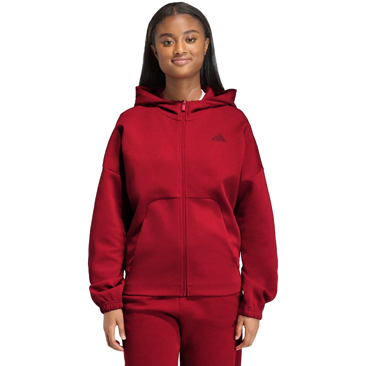 DAMEN ZIP-HOODIE W FI SL FZ HD (KD7711)
