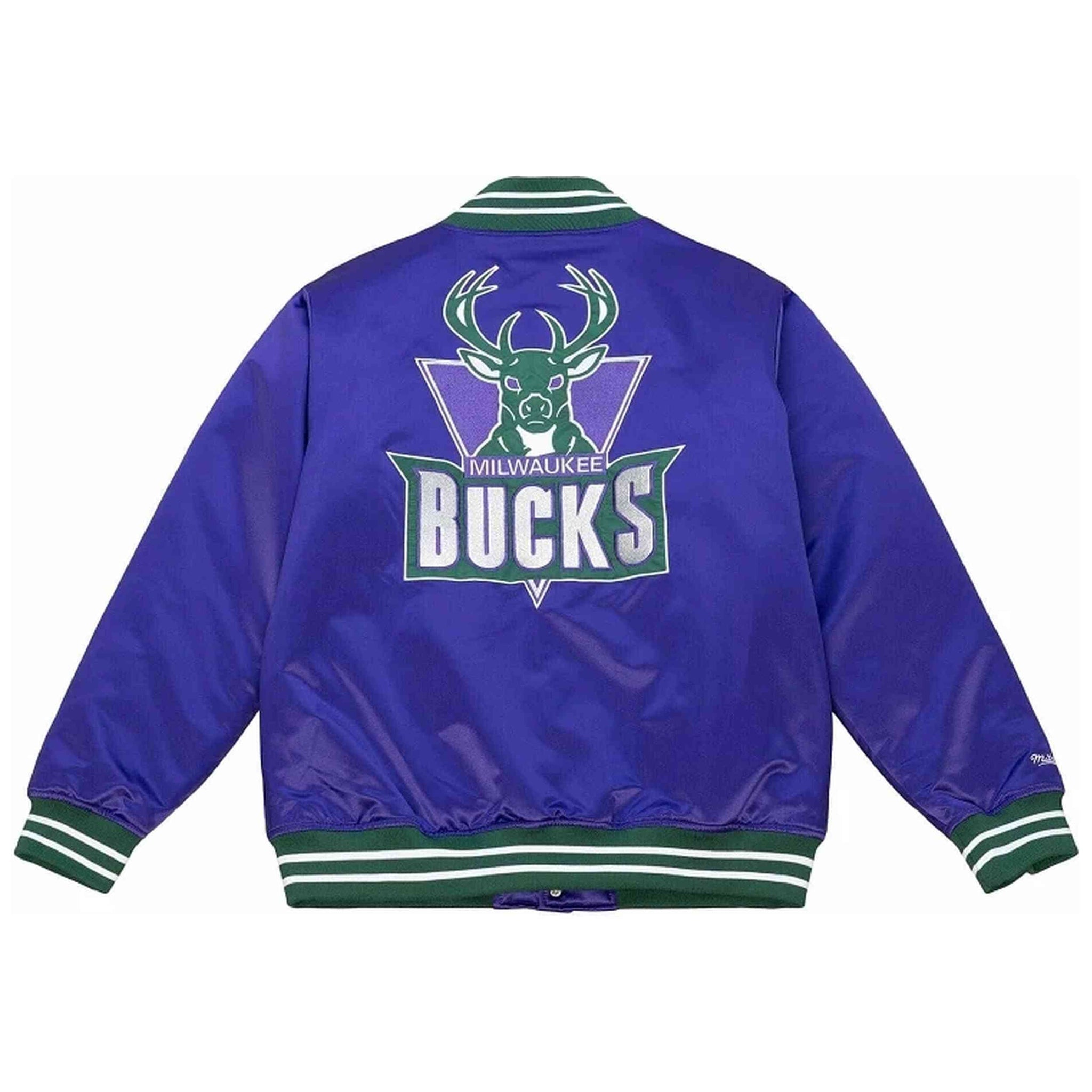 MITCHELL AND NESS NBA TEAM HEAVYWEIGHT SATIN MILWAUKEE (MBUYYPPPPURP) MITCHELL AND NESS NBA TEAM HEAVYWEIGHT SATIN MILWAUKEE (MBUYYPPPPURP)