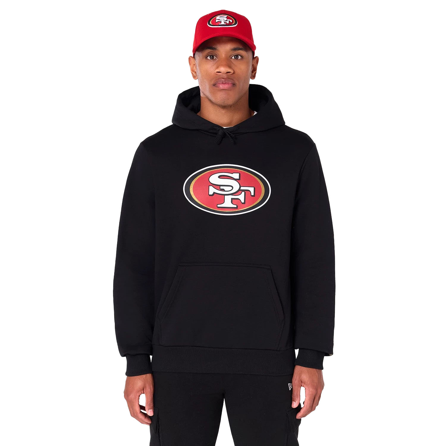 HERREN HOODIE NOS NFL REGULAR HOODY SAF49E BLK (60504528)
