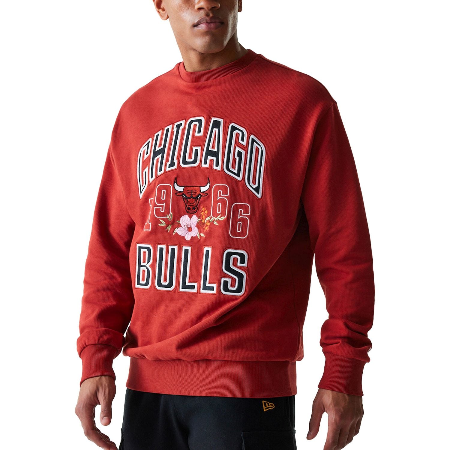 HERREN SWEATSHIRT NBA FLORAL OS CREW CHIBUL INR (60596448)