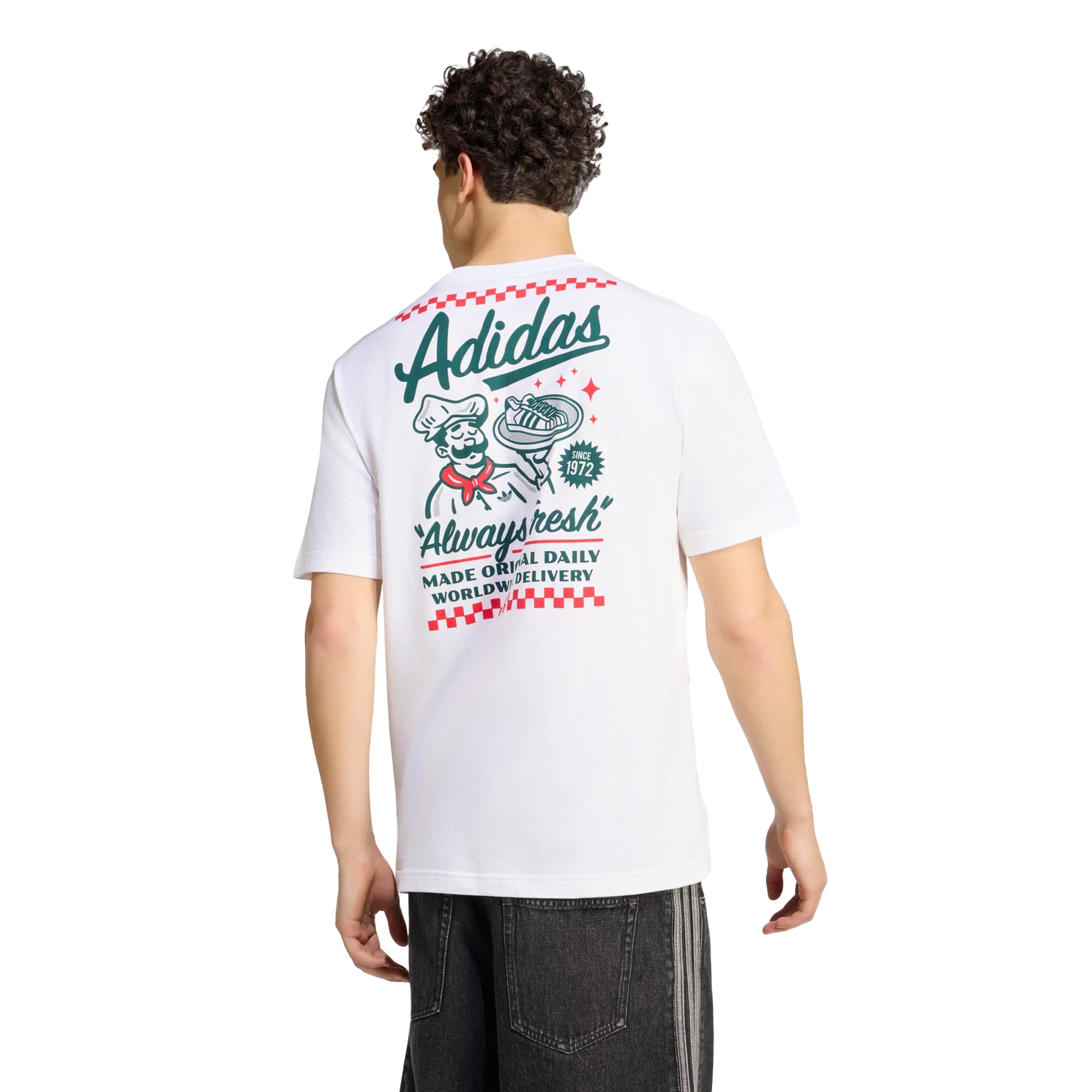 HERREN T-SHIRT LOOSE GRAPHIC TEE (IA4490) HERREN T-SHIRT LOOSE GRAPHIC TEE (IA4490)