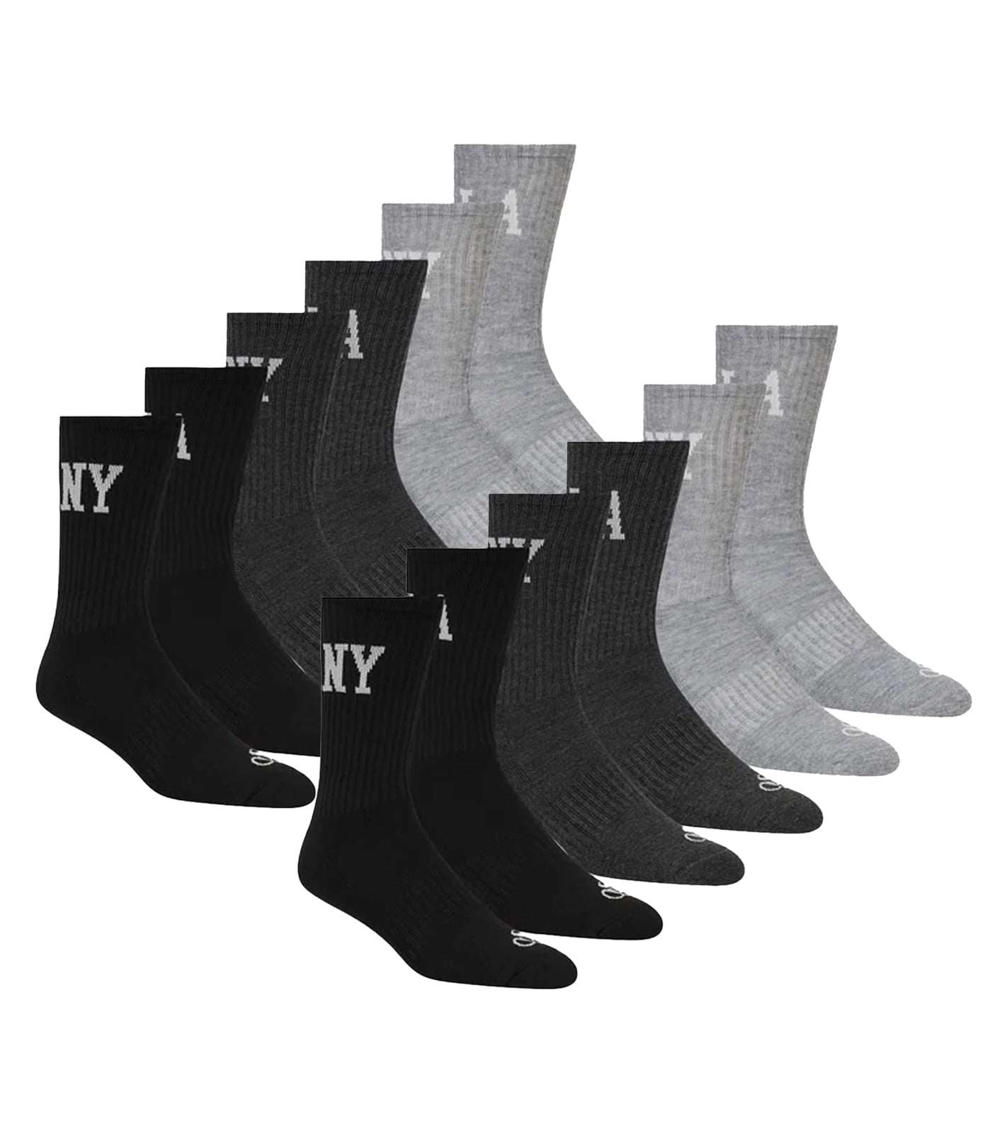 HERREN SPORTSOCKEN MEN CREW SOCKS 6-PACK GR. 41 - 46 (SS43513-001)