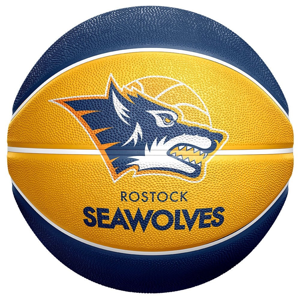 BASKETBALL BBL ROSTOCK SEAWOLVES SZ7 RUBBER (84772Z) BASKETBALL BBL ROSTOCK SEAWOLVES SZ7 RUBBER (84772Z)