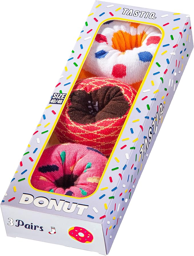 UNSEX SOCKEN DONUTS SOCKS 3-PACK (CSX3DON) UNSEX SOCKEN DONUTS SOCKS 3-PACK (CSX3DON)