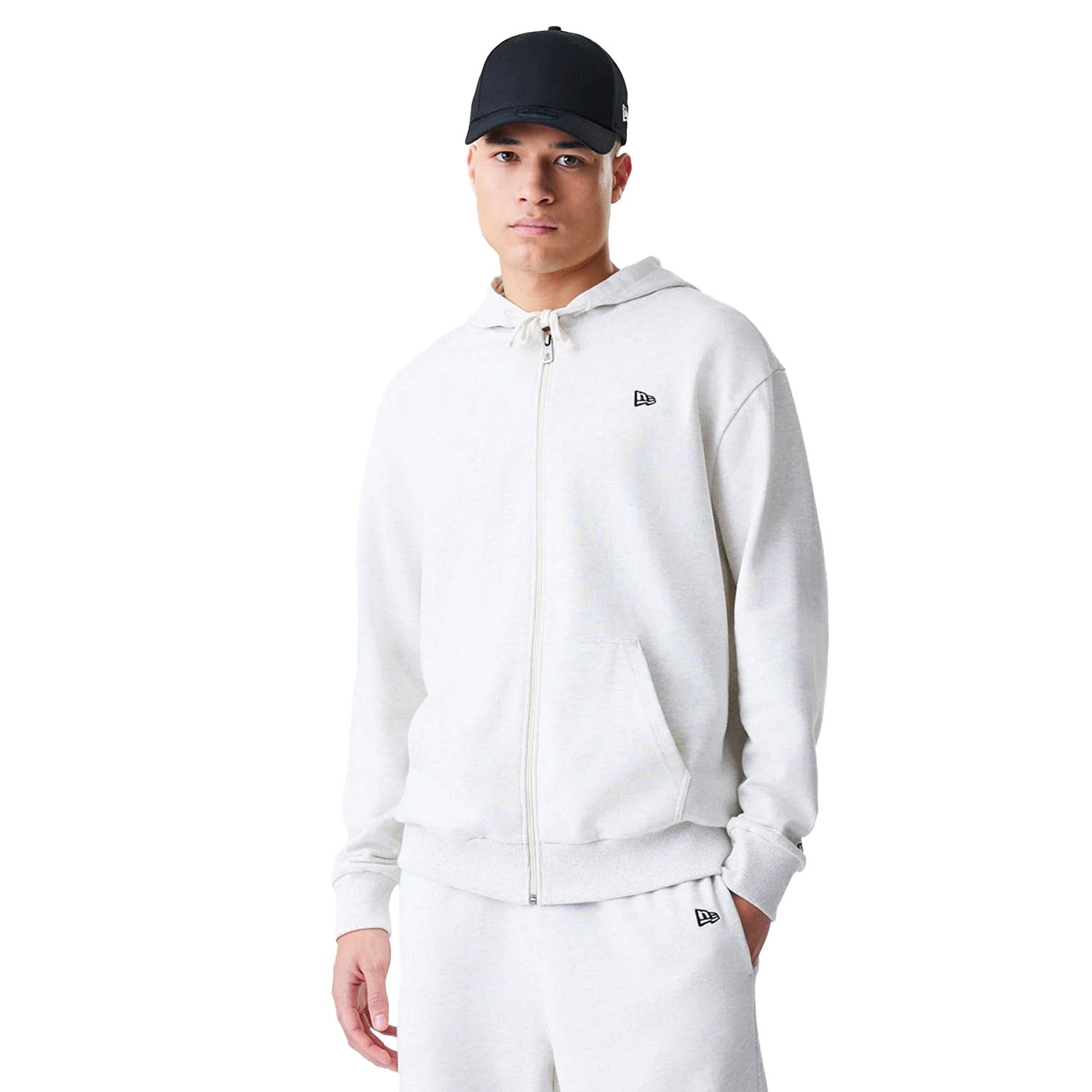 MĘSKA BLUZA Z KAPTUREM NA ZAMEK NE ESSNTIALS FZ HOODY NEWERA EGH (60752360)
