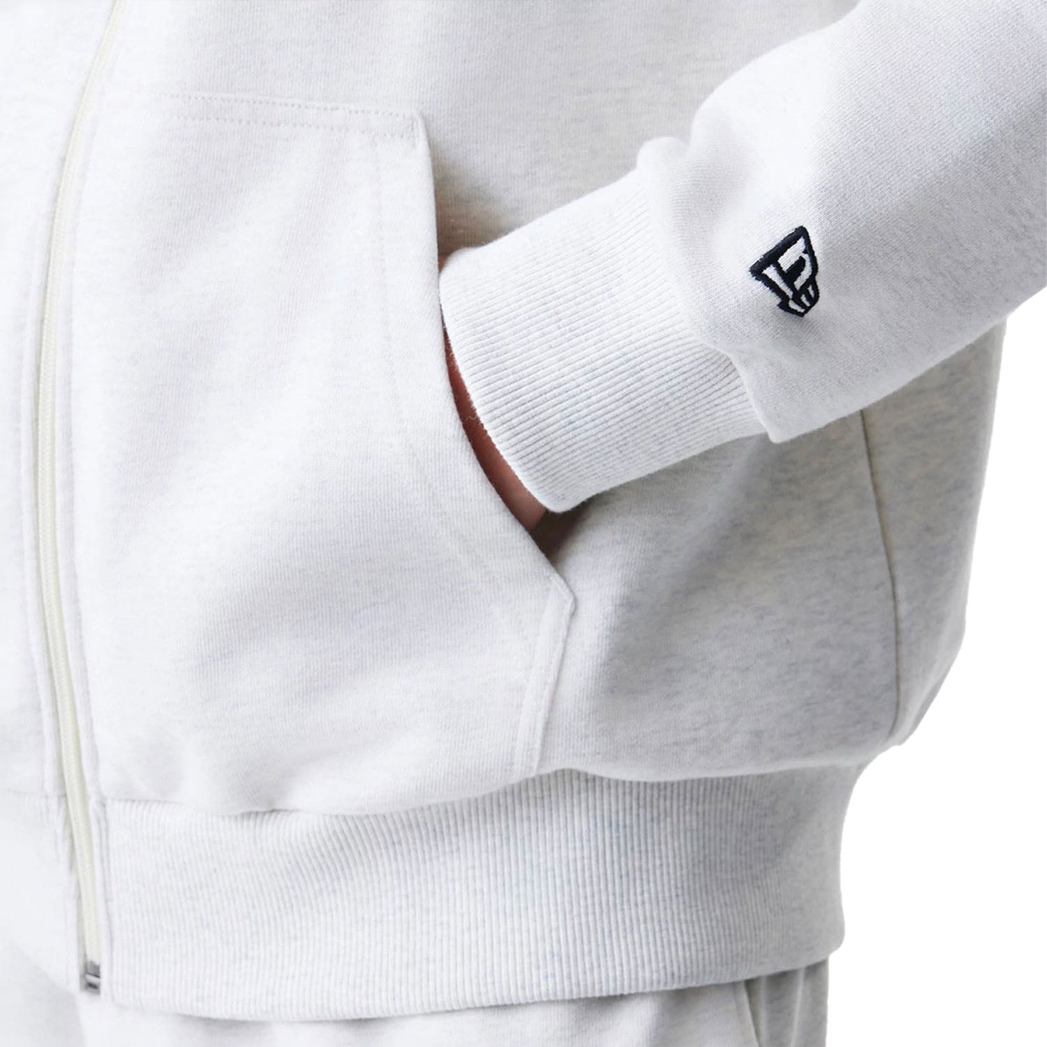 MĘSKA BLUZA Z KAPTUREM NA ZAMEK NE ESSNTIALS FZ HOODY NEWERA EGH (60752360)