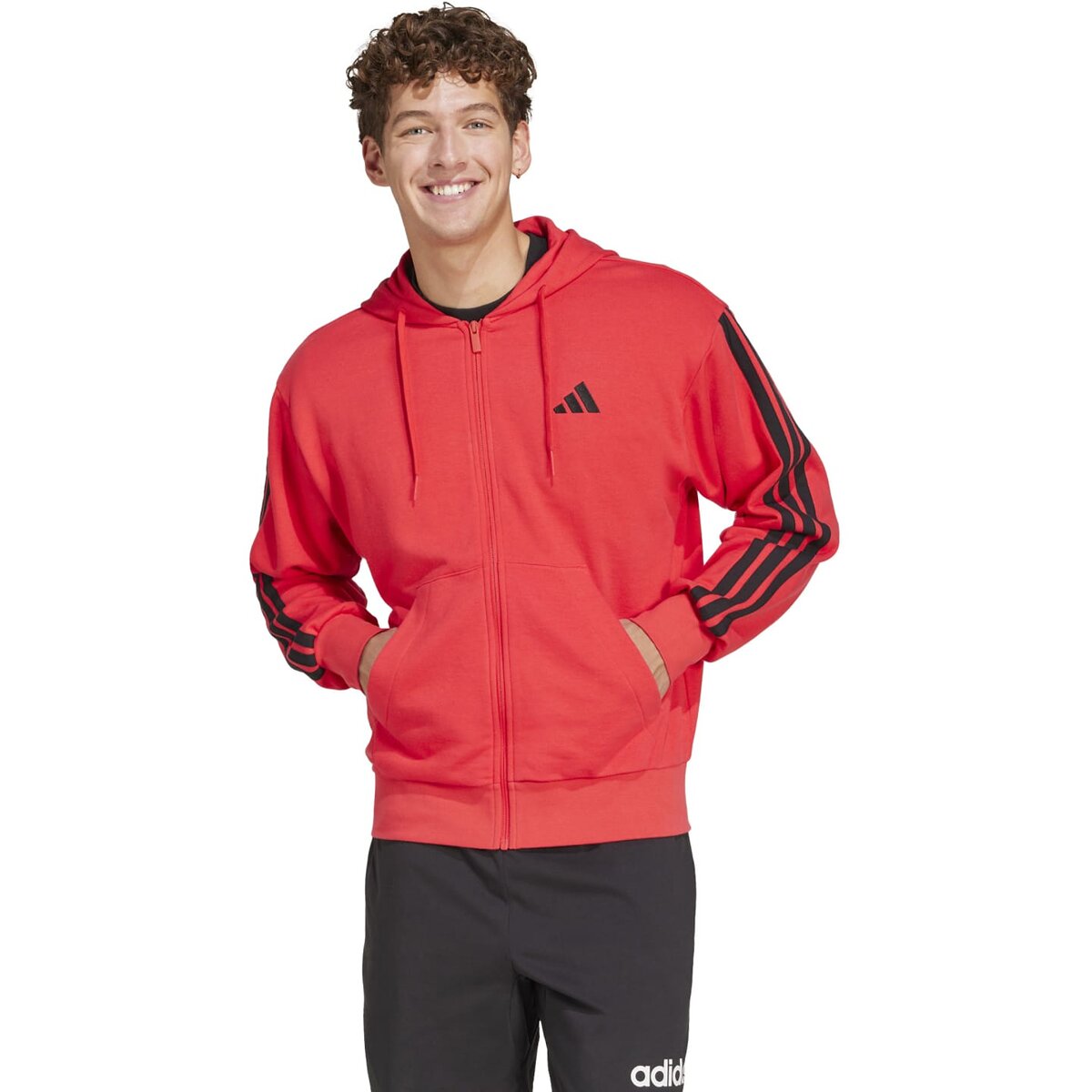 HERREN ZIP-HOODIE M 3S FT FZ HD (JD1876) HERREN ZIP-HOODIE M 3S FT FZ HD (JD1876)