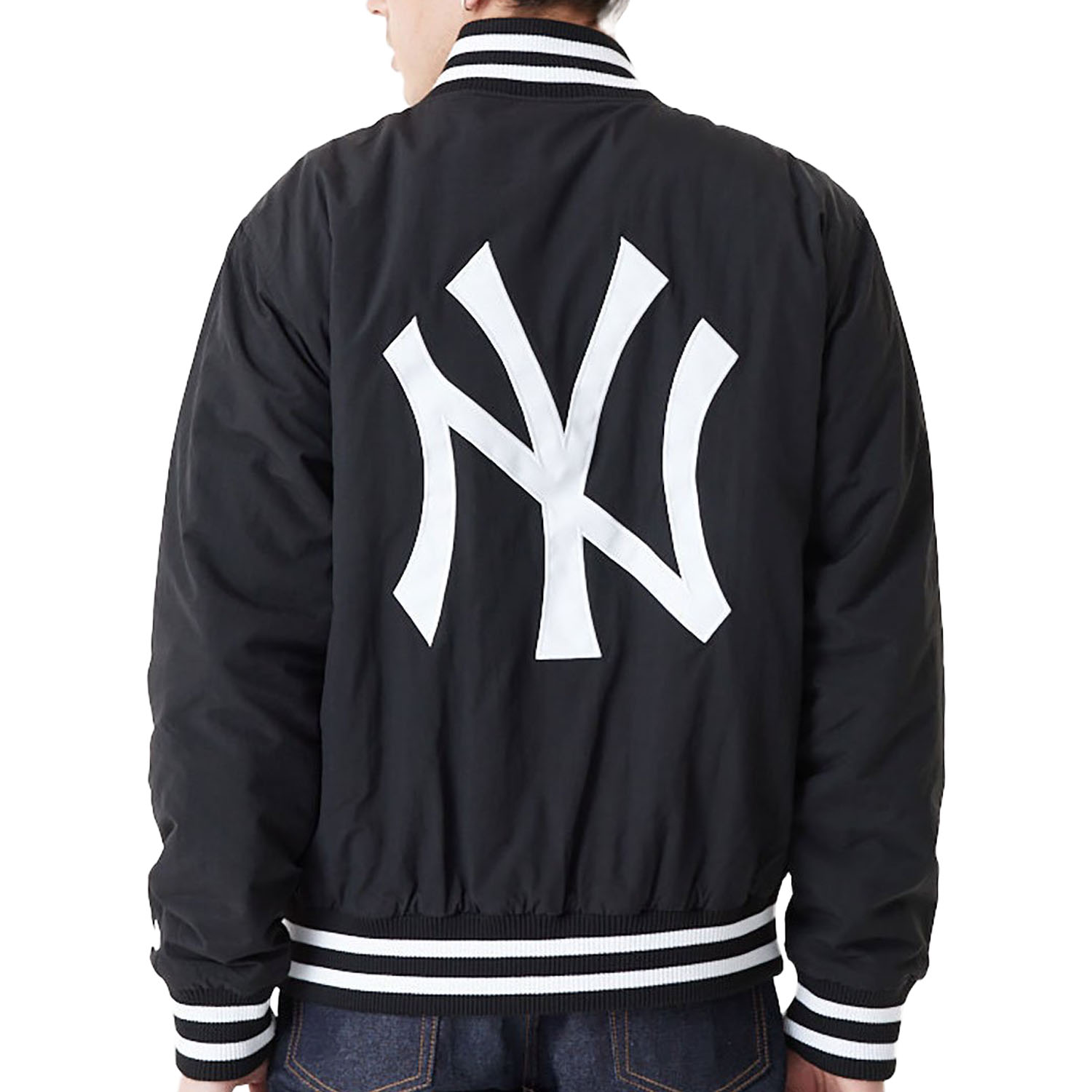 HERREN BOMBERJACKE MLB BP BOMBER NEYYAN BLKWHI (60416304-000) HERREN BOMBERJACKE MLB BP BOMBER NEYYAN BLKWHI (60416304-000)