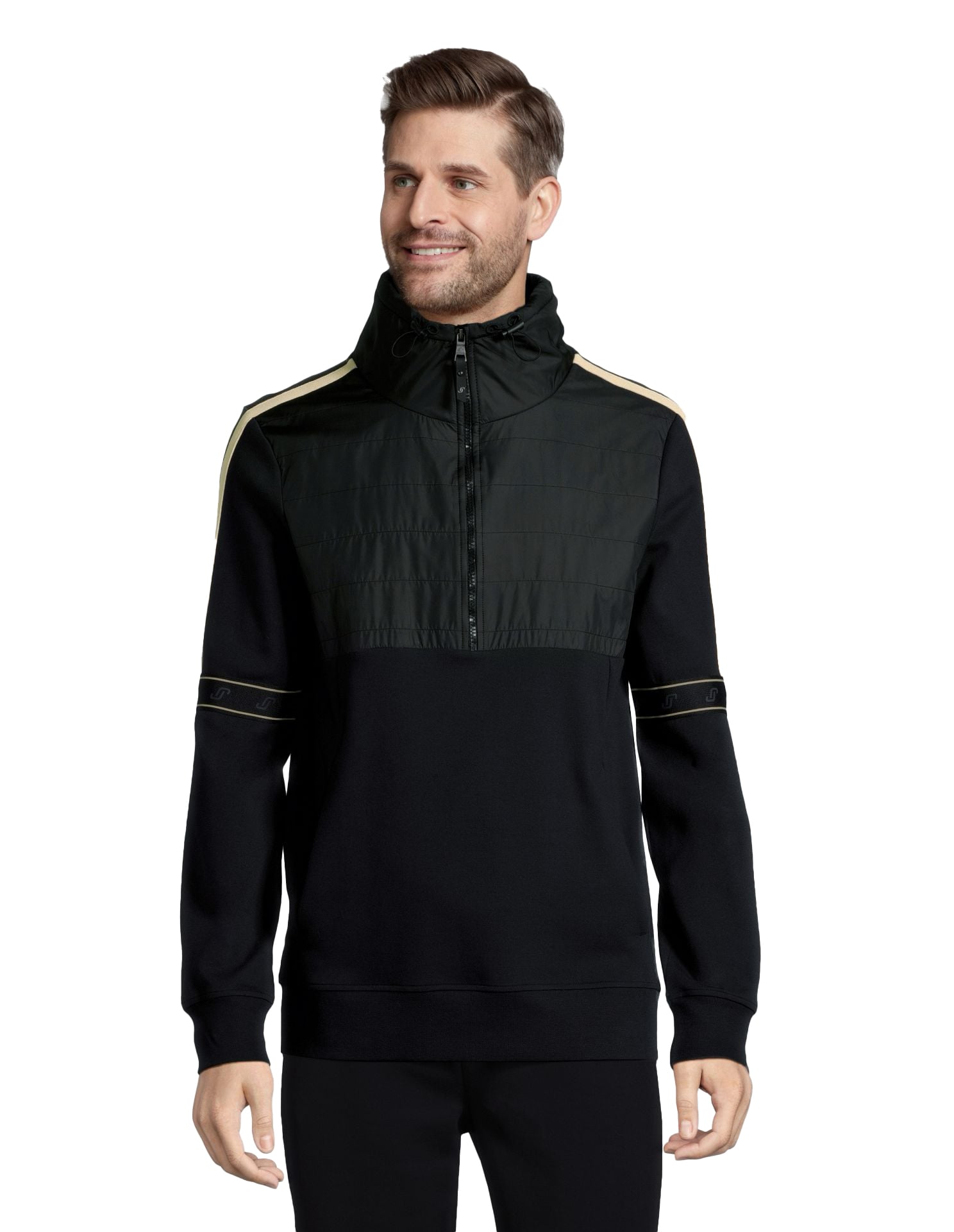 HERREN ZIP-SWEATER G-STYLE_HALFZIP SWEATSHIRT (47002-10378)