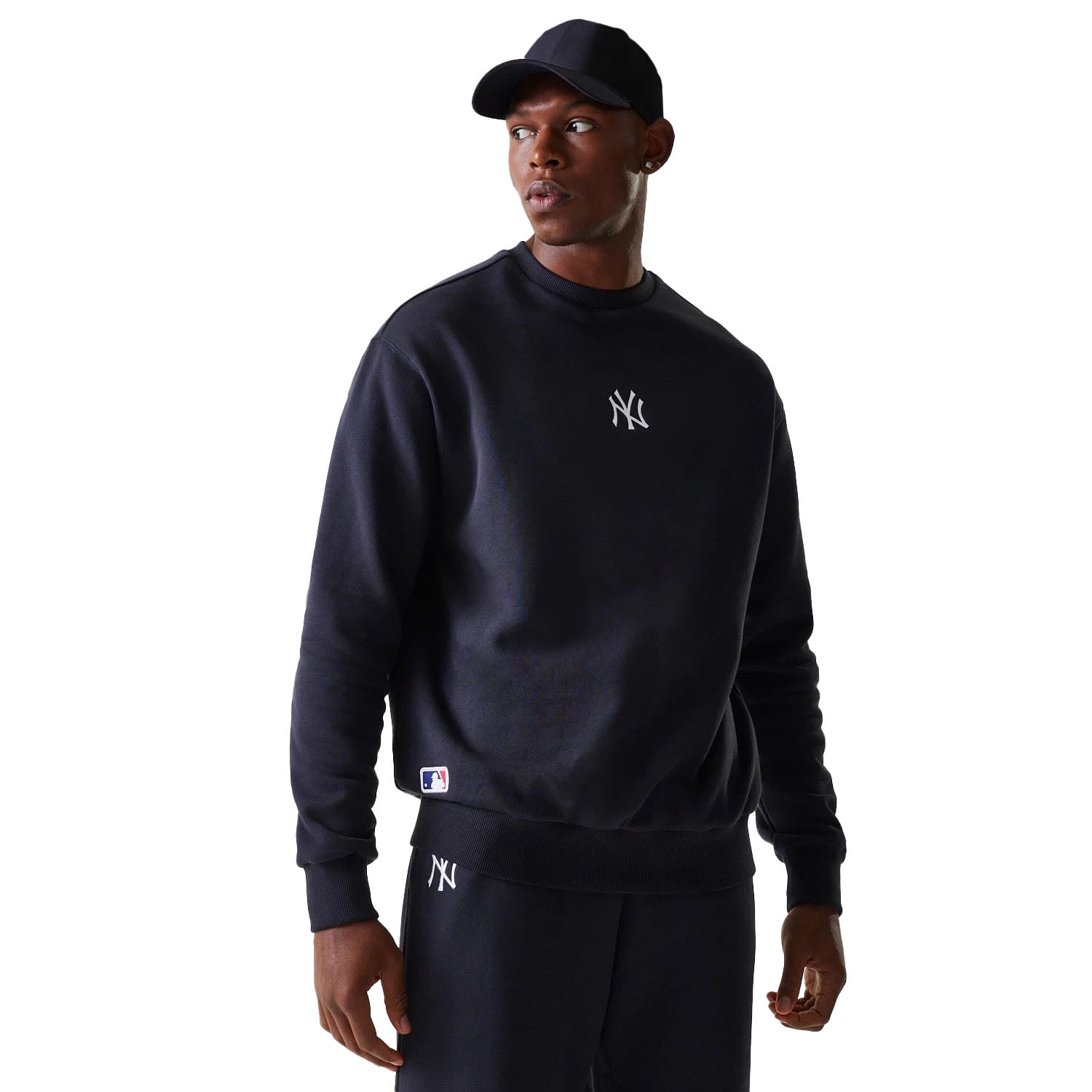 HERREN SWEATSHIRT NOS MLB LE MIDI CREW FT NEYYAN NVY (60675758)