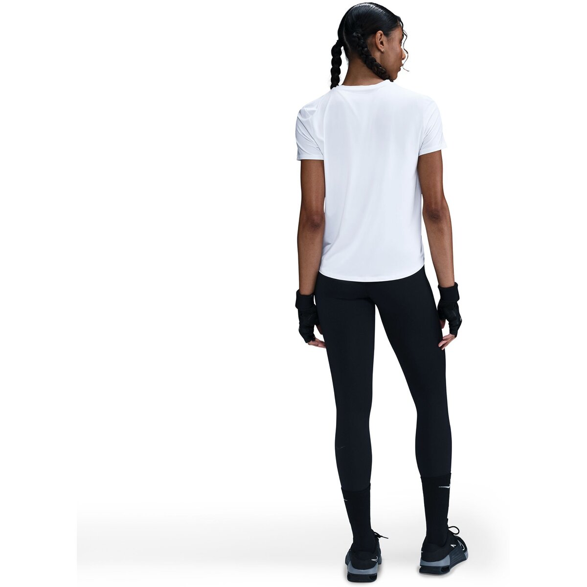 DAMSKI T-SHIRT W NK ONE CLASSIC DF SS TOP WT (IB9408-100) DAMSKI T-SHIRT W NK ONE CLASSIC DF SS TOP WT (IB9408-100)