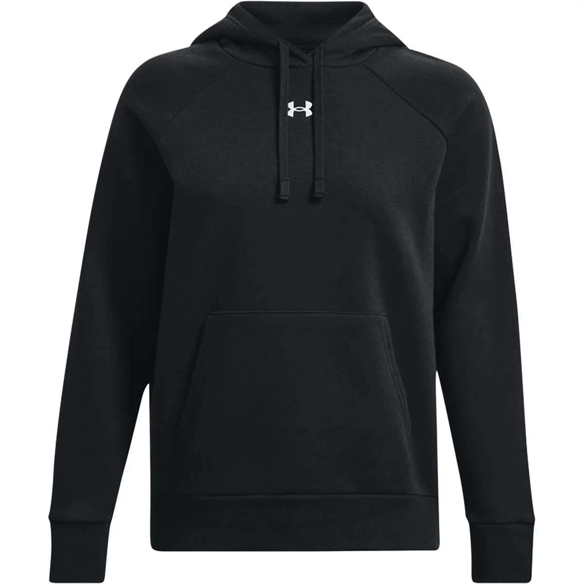 DAMEN HOODIE UA RIVAL FLEECE (1379500-001)