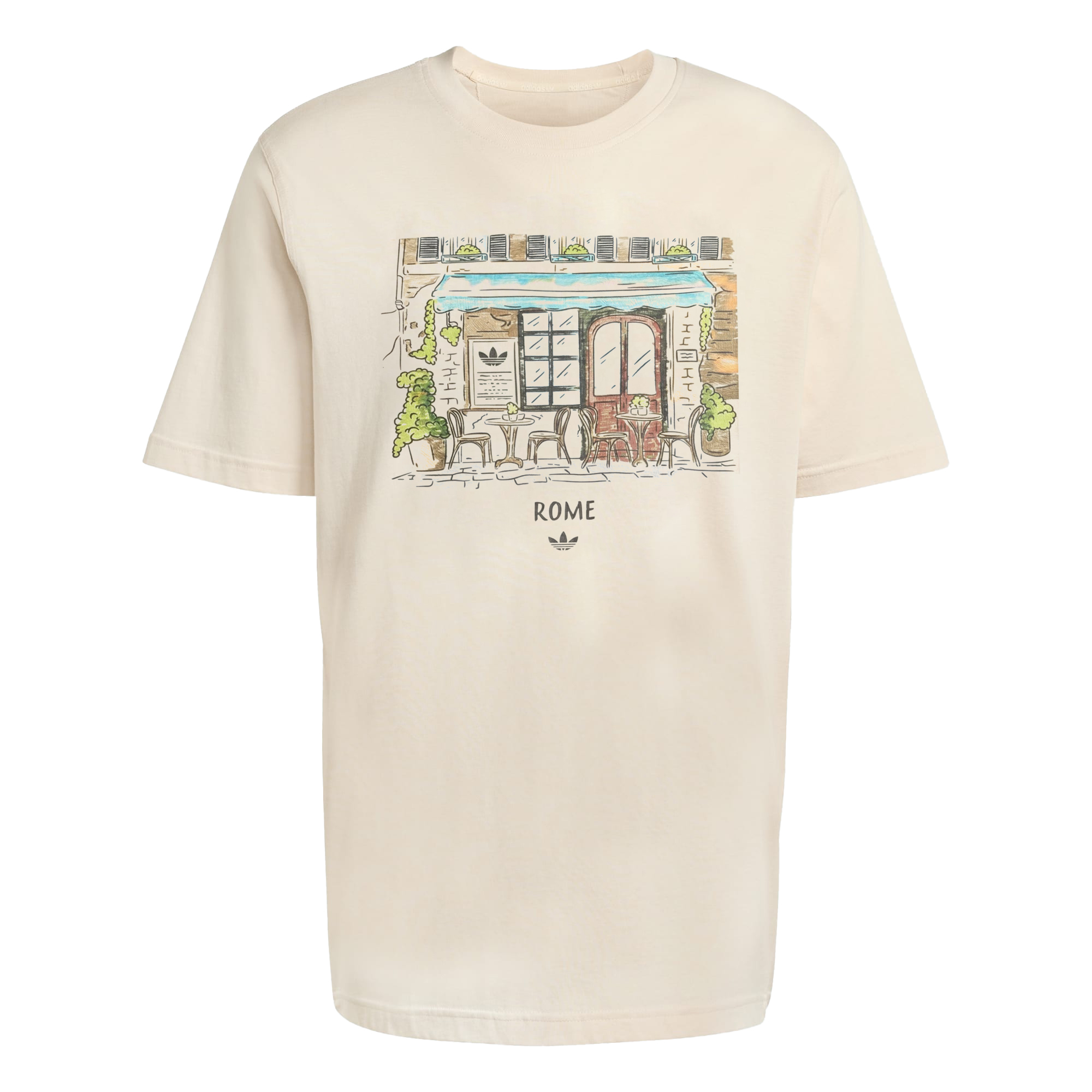 HERREN T-SHIRT PAINT ROME TEE (HY2070)