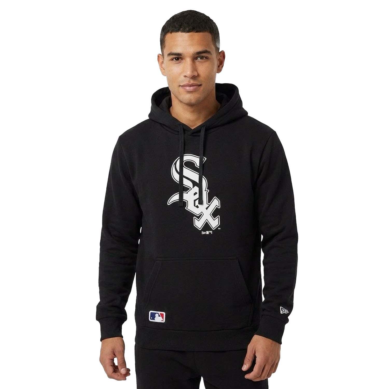 MĘSKA BLUZA Z KAPTUREM NOS MLB REGULAR HOODY CHIWHI BLKWHI (60590501)