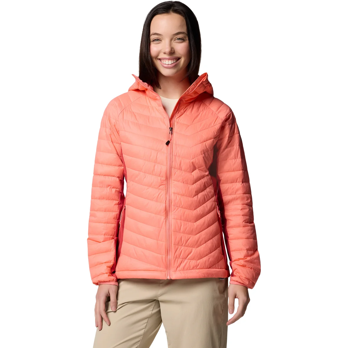 DAMEN STEPPJACKE POWDER PASS II HYBRID HOODED J (2126122-685) DAMEN STEPPJACKE POWDER PASS II HYBRID HOODED J (2126122-685)