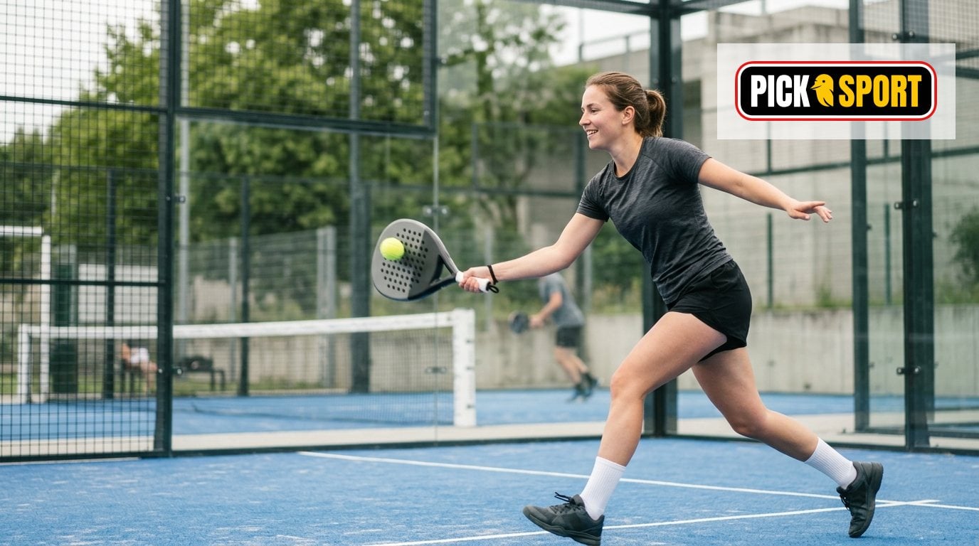 Padel-Ausrüstung für Einsteiger: was wirklich zählt Einsteiger beim Padel-Training auf einem Outdoor-Court in Deutschland