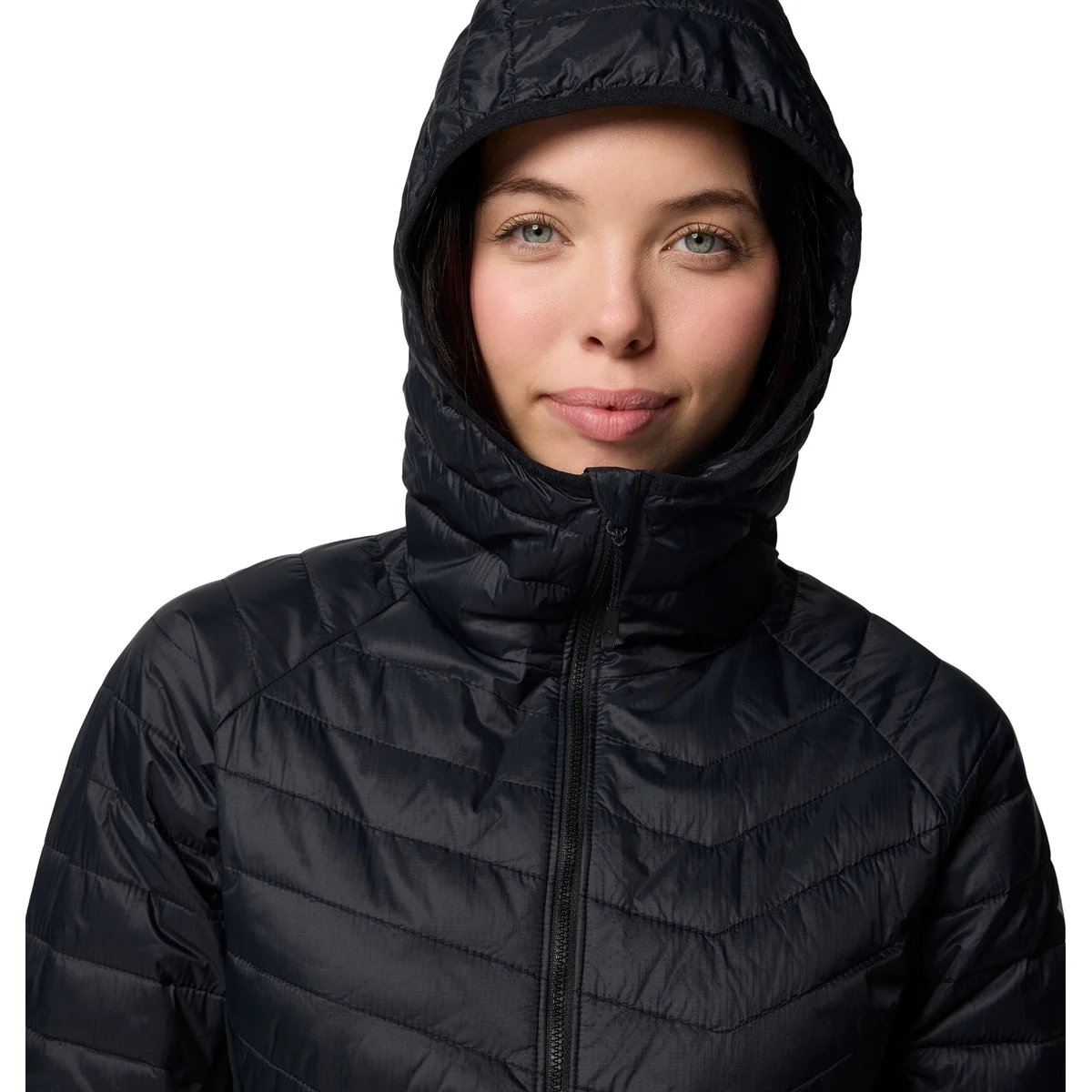 DAMEN STEPPJACKE POWDER PASS II HYBRID HOODED J (2126122-010) DAMEN STEPPJACKE POWDER PASS II HYBRID HOODED J (2126122-010)