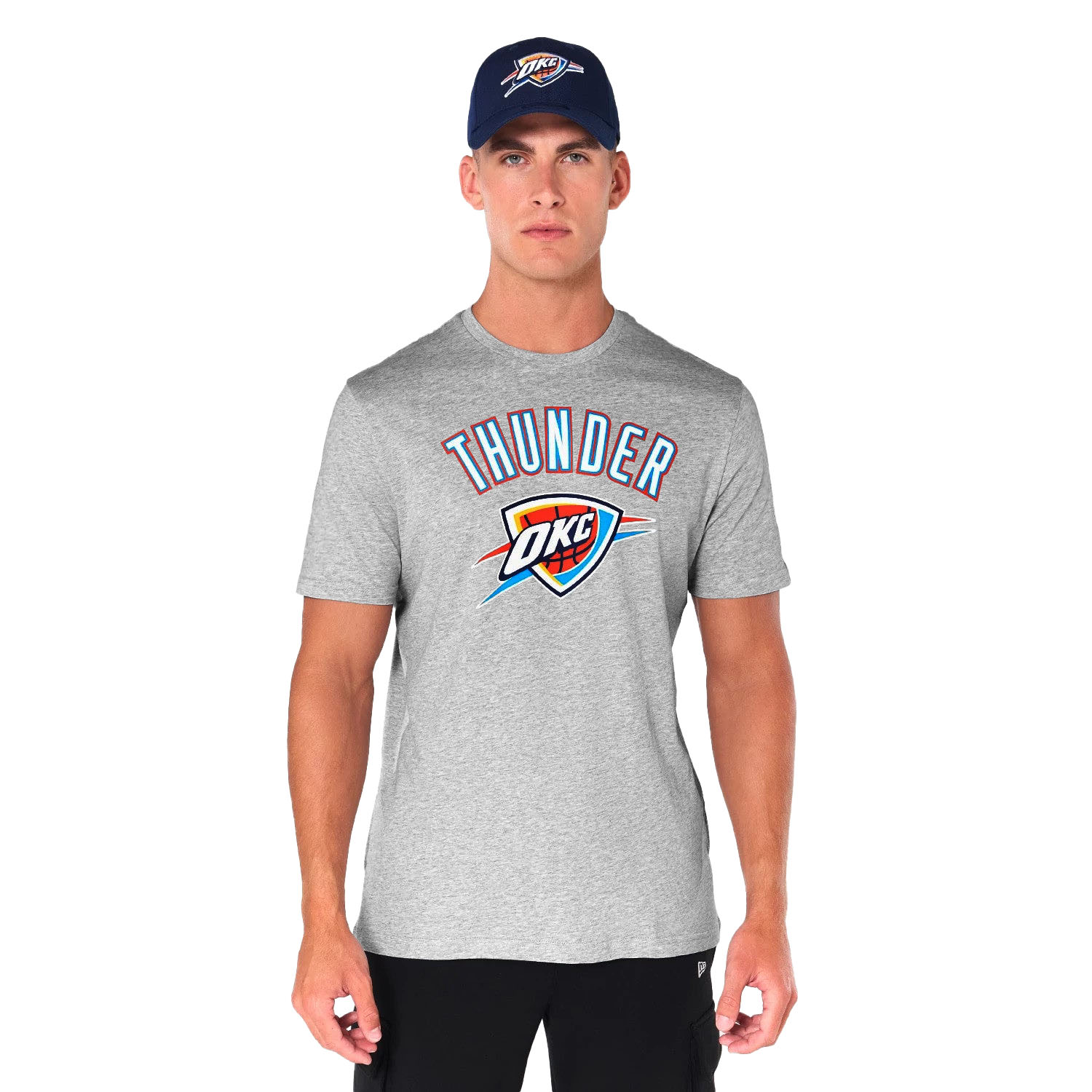 MĘSKI T-SHIRT NOS NBA REGULAR TEE OKLTHU HGR (60505475)