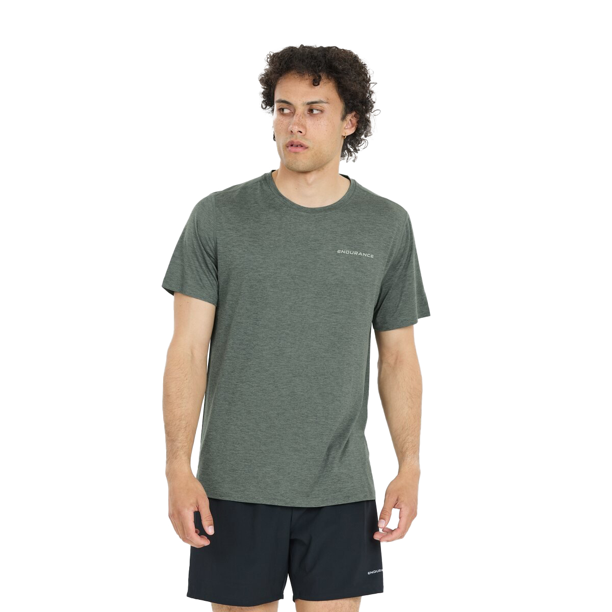 HERREN FUNKTIONSSHIRT ABDON M MELANGE S/S TEE (E243401-3058) HERREN FUNKTIONSSHIRT ABDON M MELANGE S/S TEE (E243401-3058)