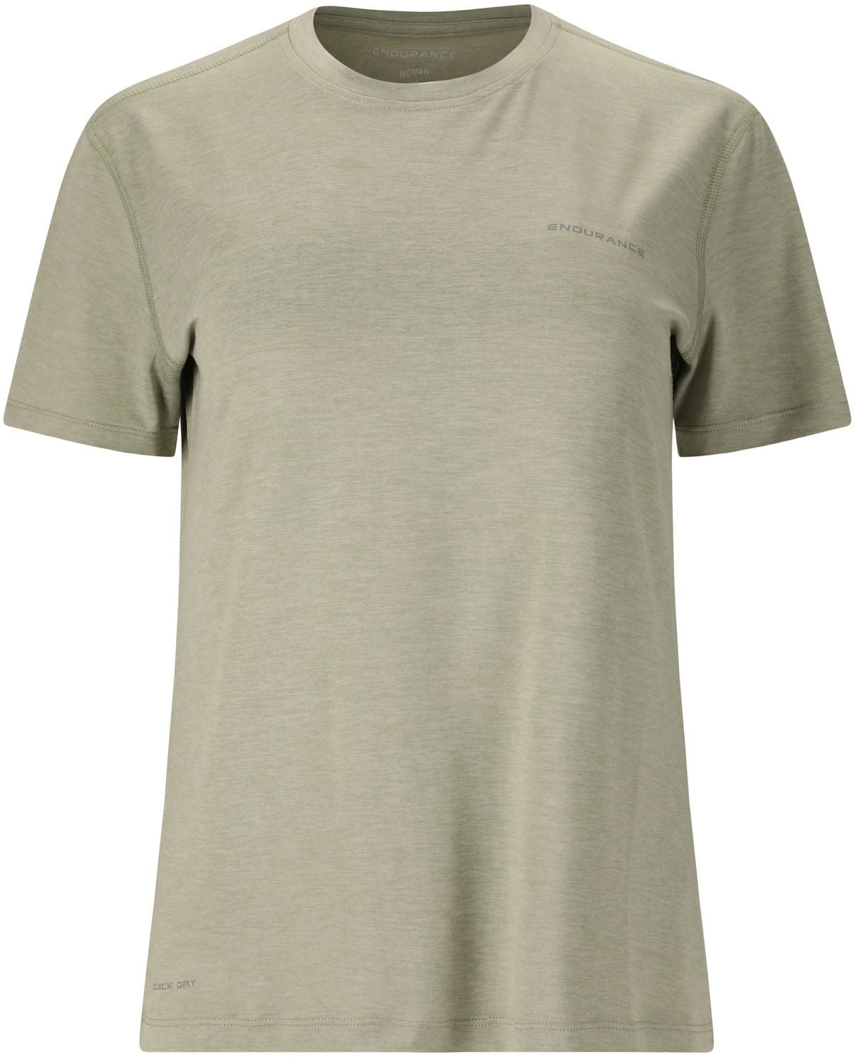 DAMEN T-SHIRT ALVALY W MELANGE S/S TEE (E243392-3110)