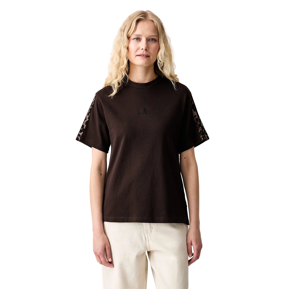 DAMEN T-SHIRT W AOP 3S SJ TEE (KV9298) DAMEN T-SHIRT W AOP 3S SJ TEE (KV9298)