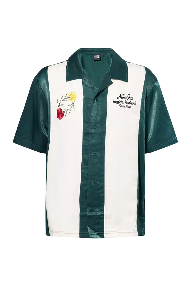HERREN SHIRT NE STRIPE REVERE SHRT NEWERA DKG (60596602) HERREN SHIRT NE STRIPE REVERE SHRT NEWERA DKG (60596602)