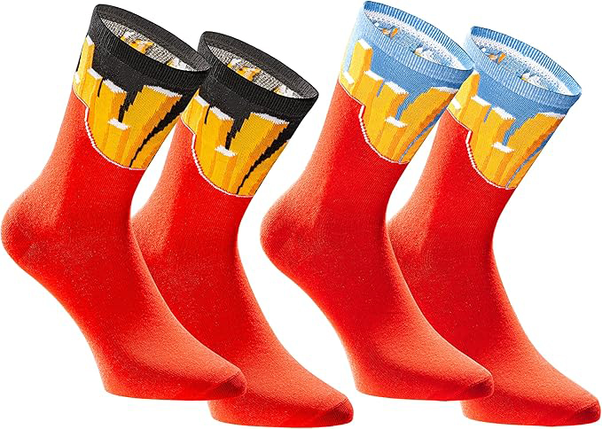 UNISEX SOCKEN FRITES SOCKS 2-PACK (CSX2FRI) UNISEX SOCKEN FRITES SOCKS 2-PACK (CSX2FRI)